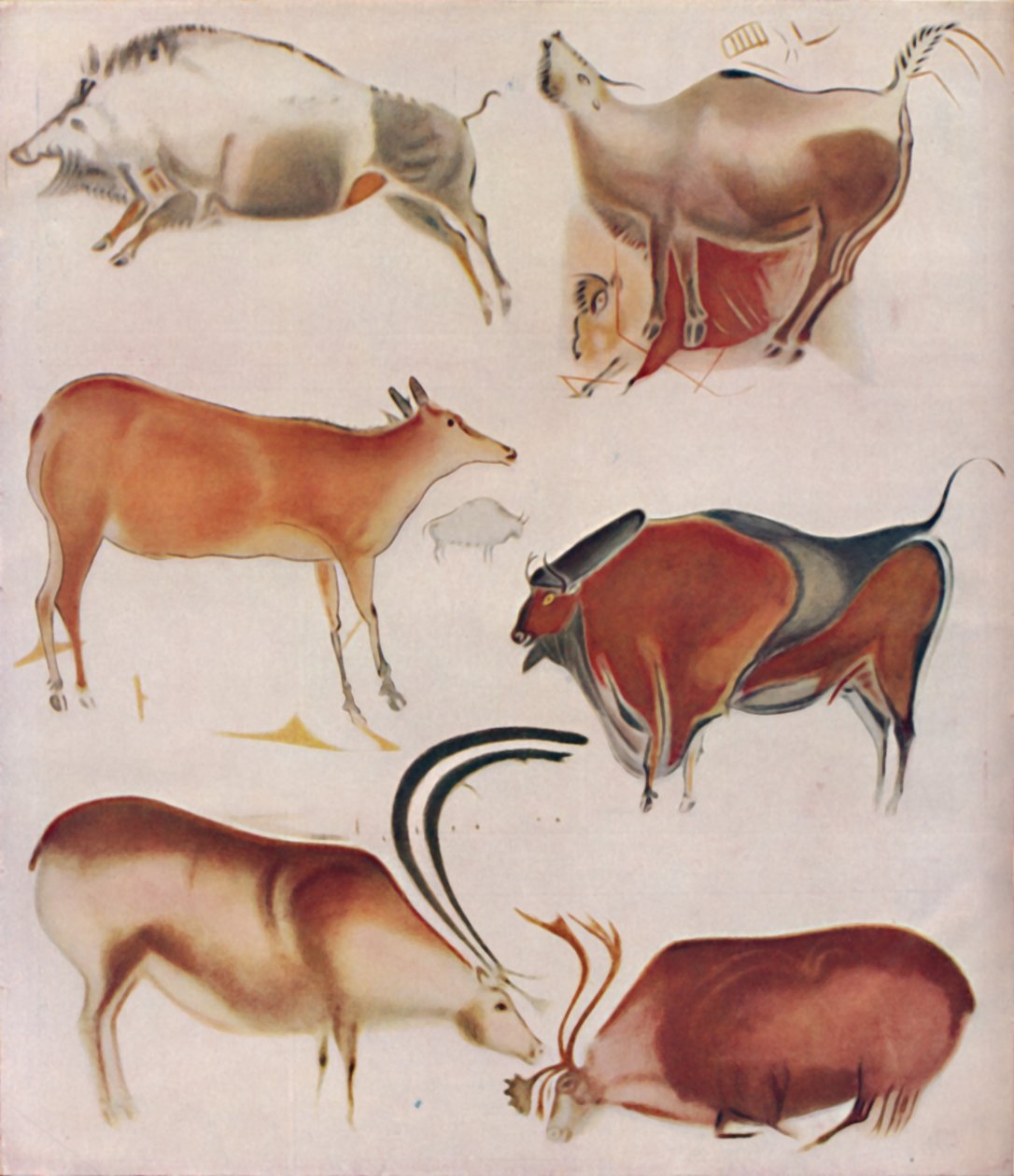„Arcydzieła artystów myśliwych u zarania cywilizacji”, c1935 autorstwa Henri Breuil