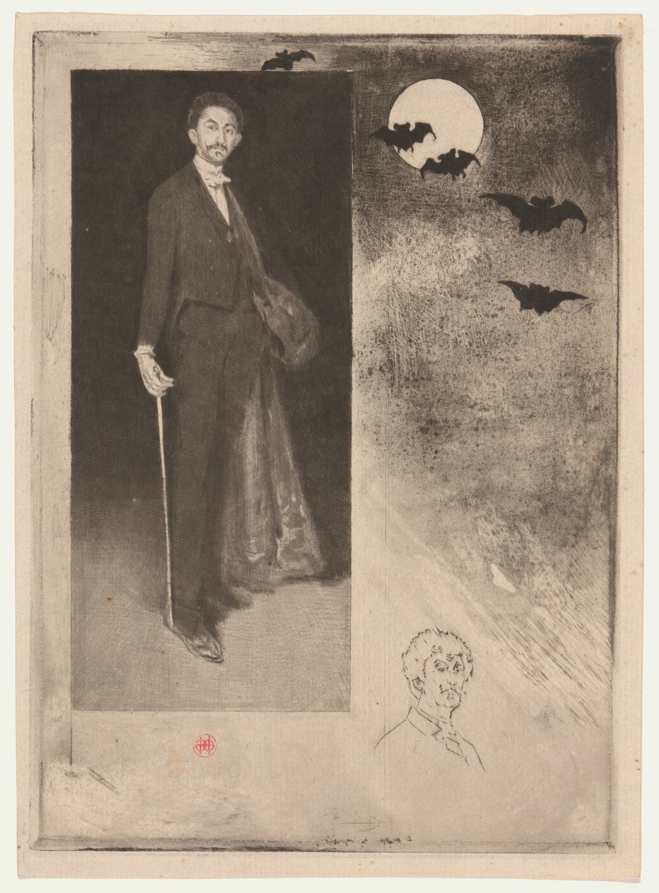 Hrabia Robert de Montesquiou-Fezensac autorstwa Henri Charles Guérard