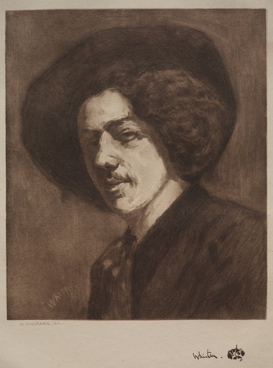 James McNeill Whistler autorstwa Henri Charles Guérard
