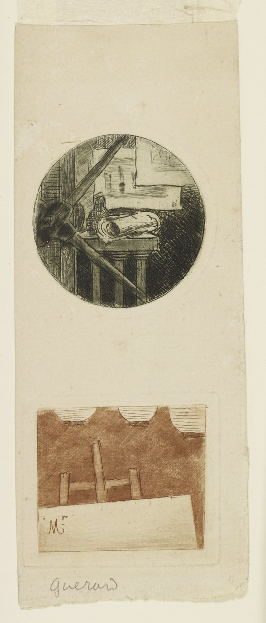 Umieść kartę autorstwa Henri Charles Guérard