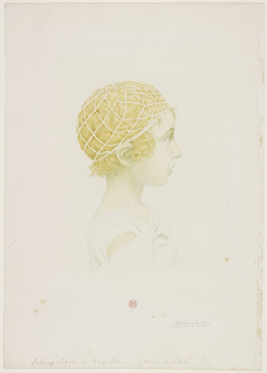 Portret Jeana Raimonda Guérarda, ok. 1890 (kolorowa sucha igła) autorstwa Henri Charles Guérard