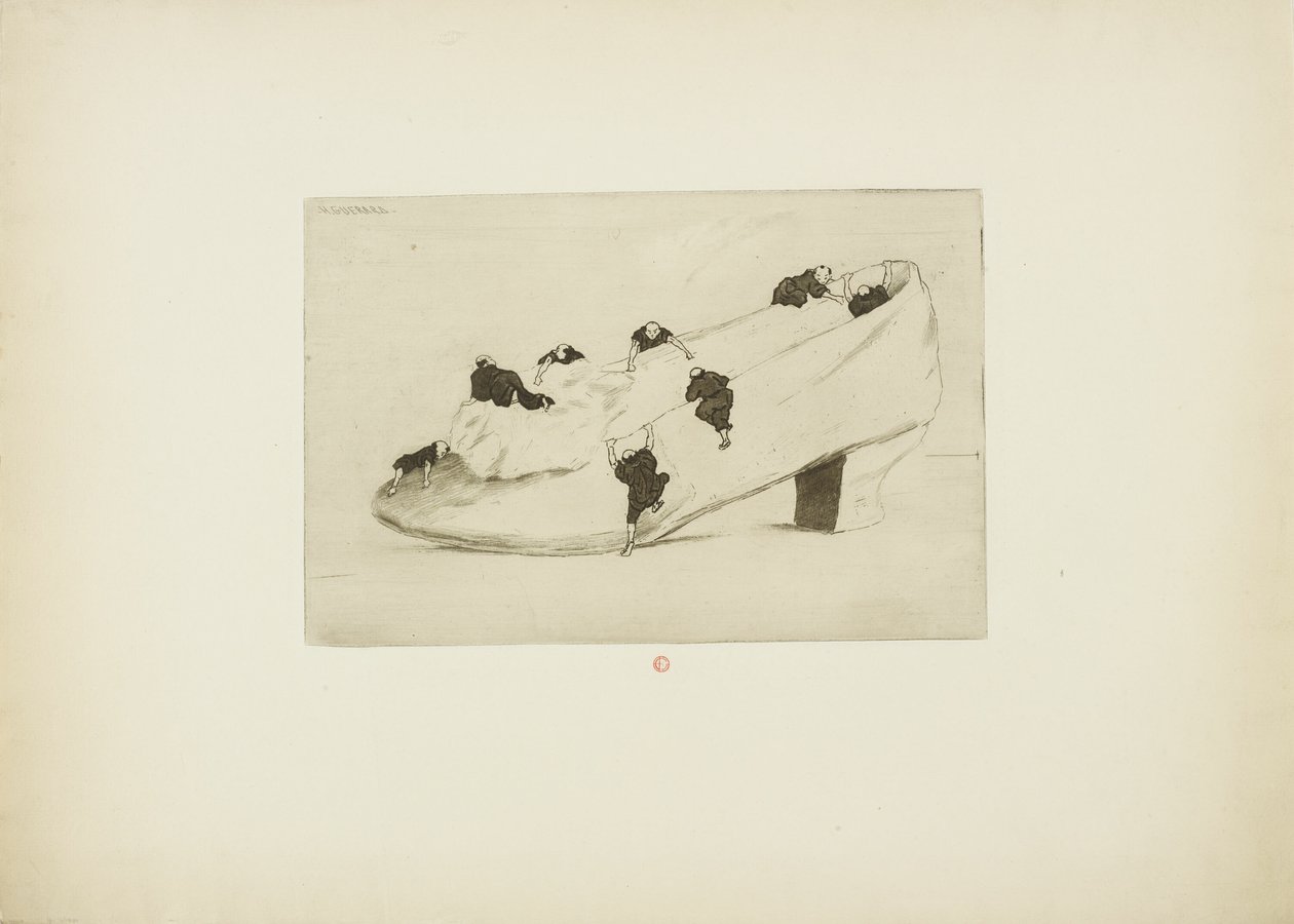 Atak buta autorstwa Henri Charles Guérard