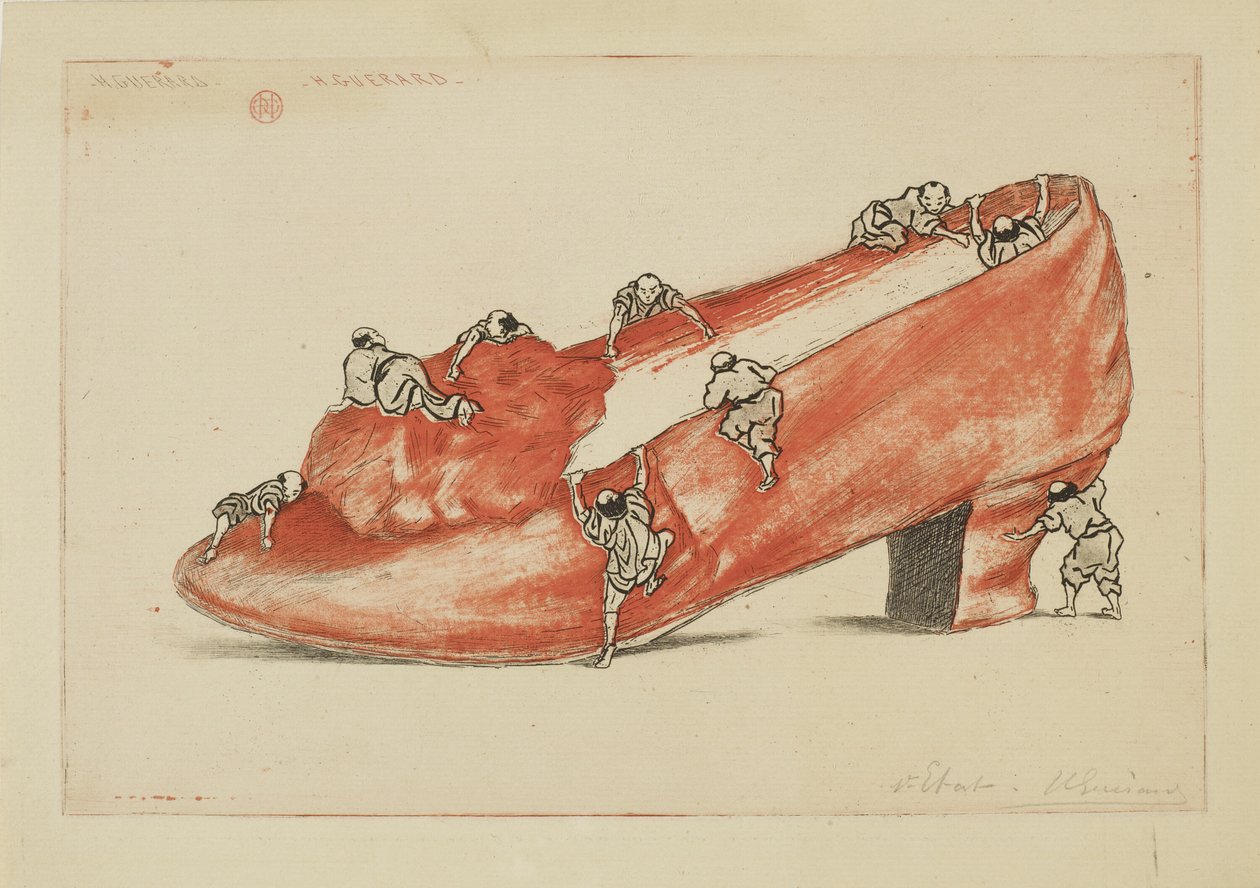 Atak buta autorstwa Henri Charles Guérard
