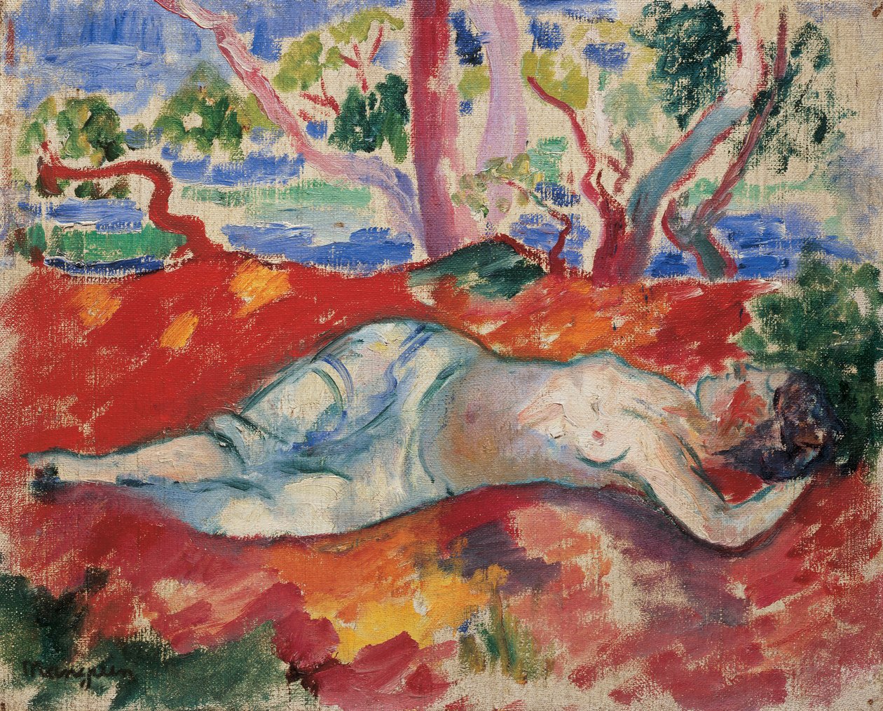 Śpiąca kobieta, 1906 autorstwa Henri Charles Manguin