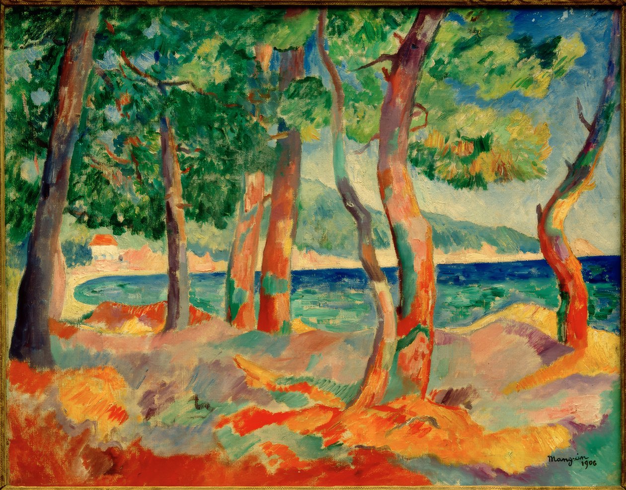 Las sosnowy w Cavalière autorstwa Henri Charles Manguin