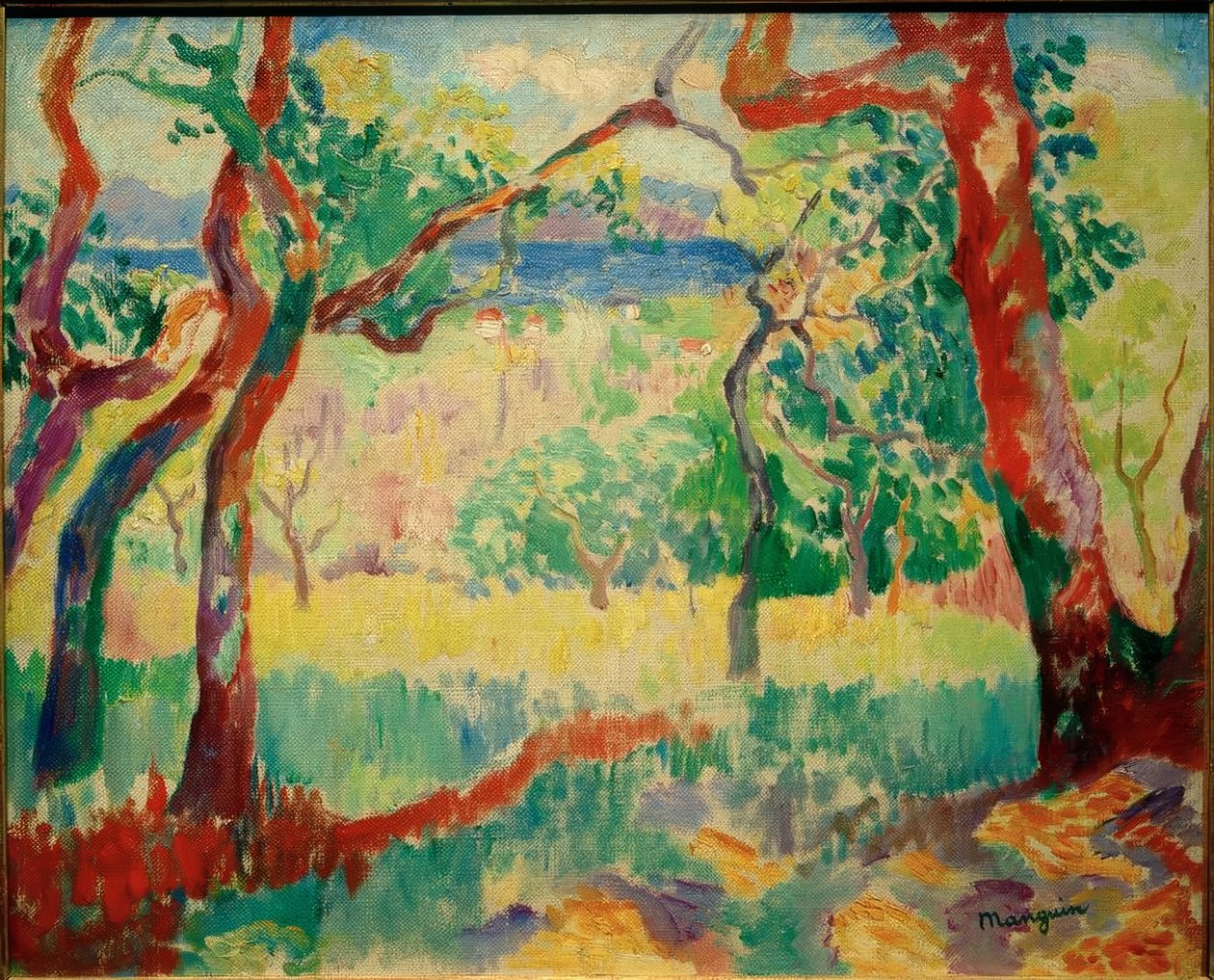 Le Vallon, Willa Demière autorstwa Henri Charles Manguin