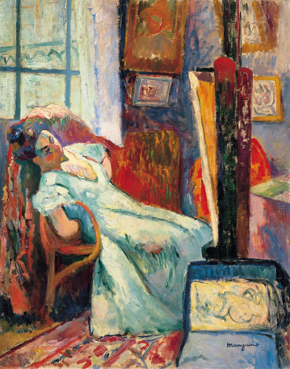Odpoczynek modela, 1905 autorstwa Henri Charles Manguin