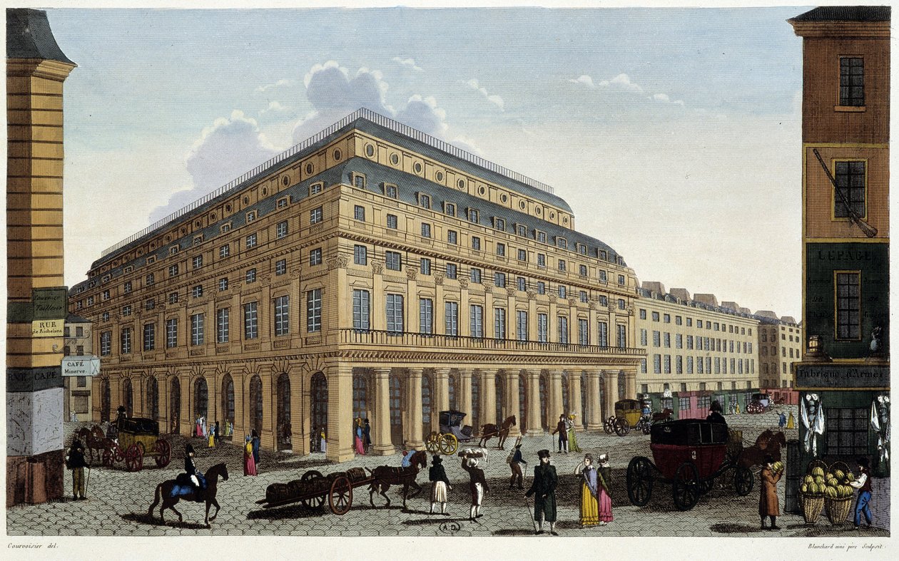 Teatr Francuski. Grawerowanie przez Courvoisier autorstwa Henri Courvoisier Voisin