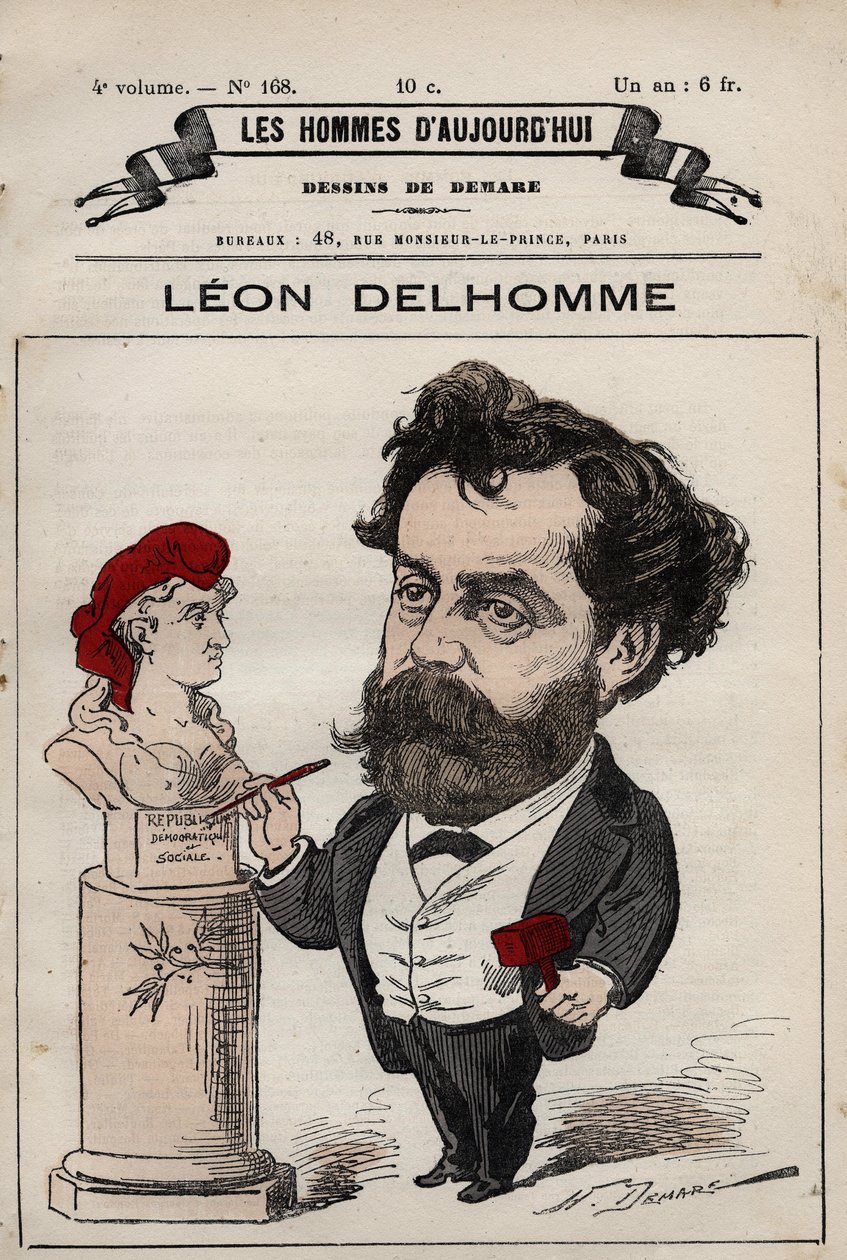 Karykatura Leona Alexandre Delhomme