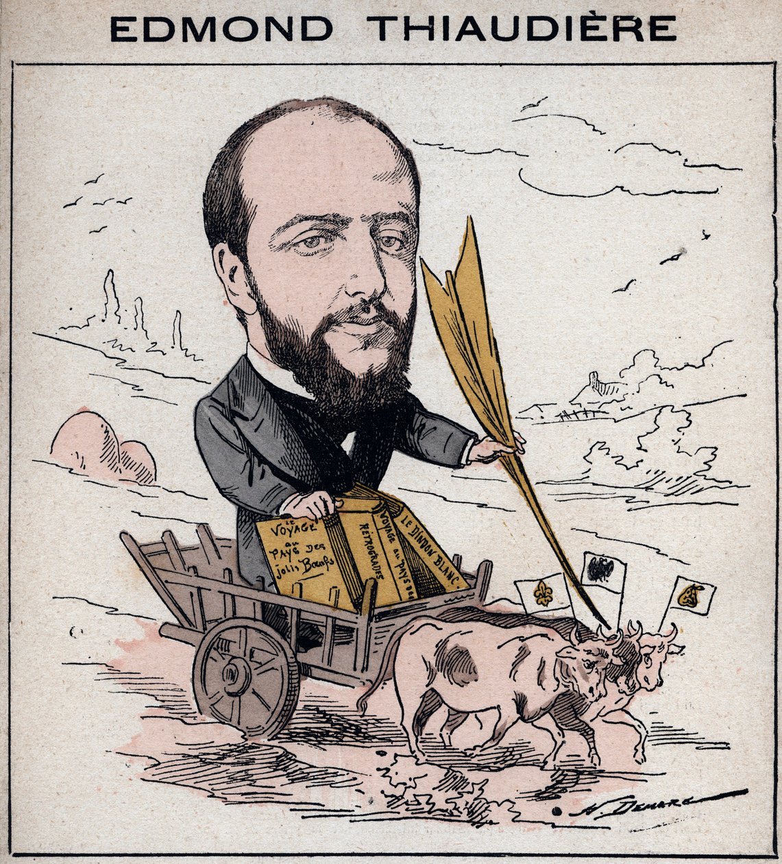 Edmond Antoine Delphin Thiaudiere autorstwa Henri Demare