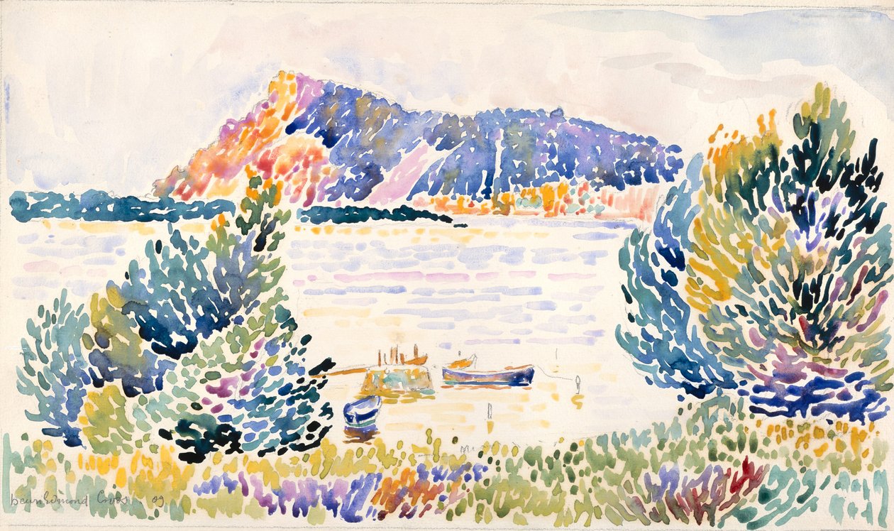 Czarna czapka, 1909. autorstwa Henri Edmond Cross