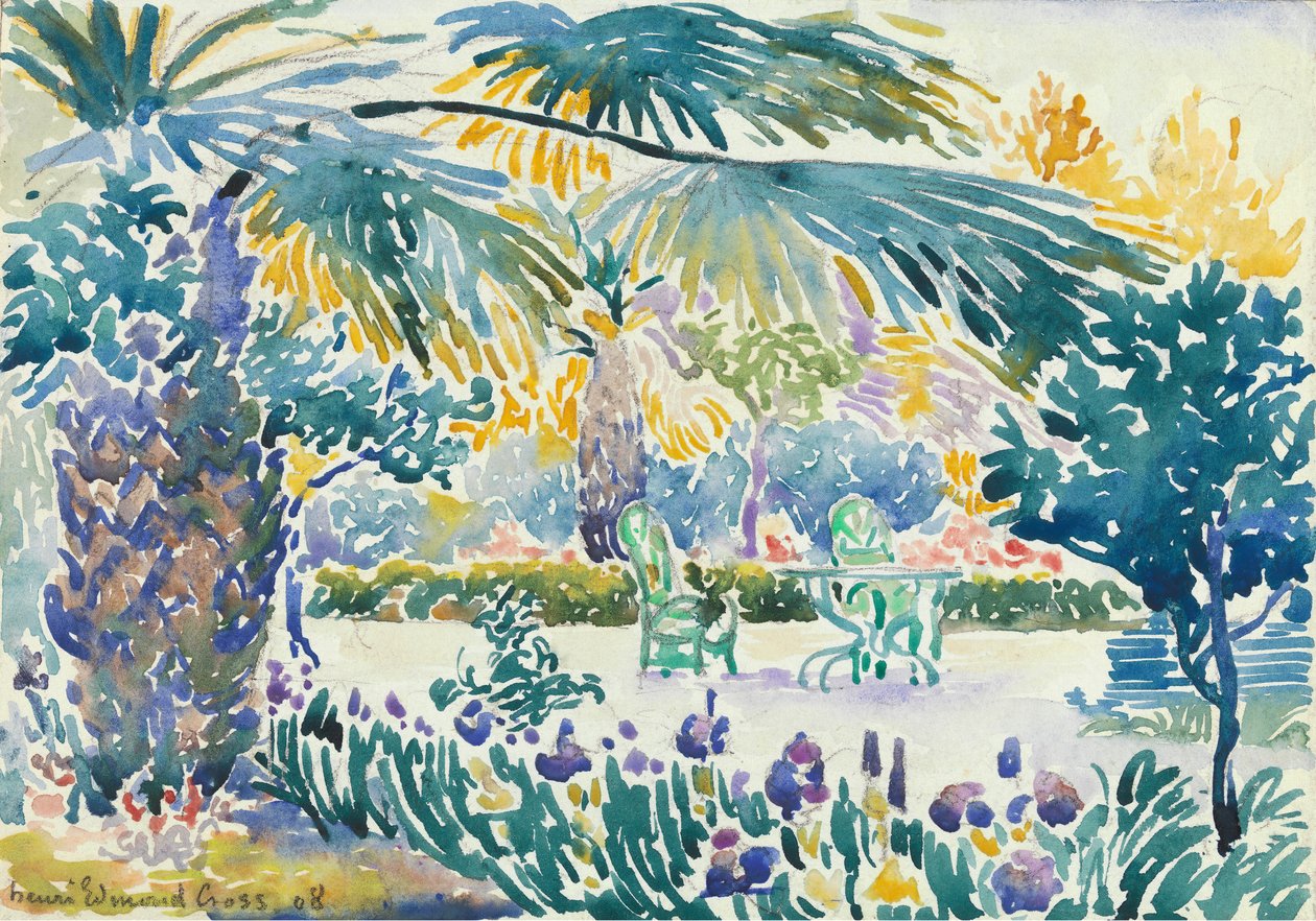 Ogród malarza w Saint Clair, 1908. autorstwa Henri Edmond Cross