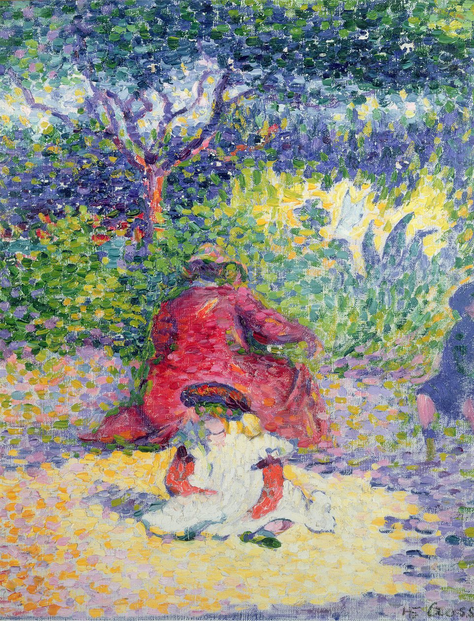 W ogrodzie autorstwa Henri Edmond Cross