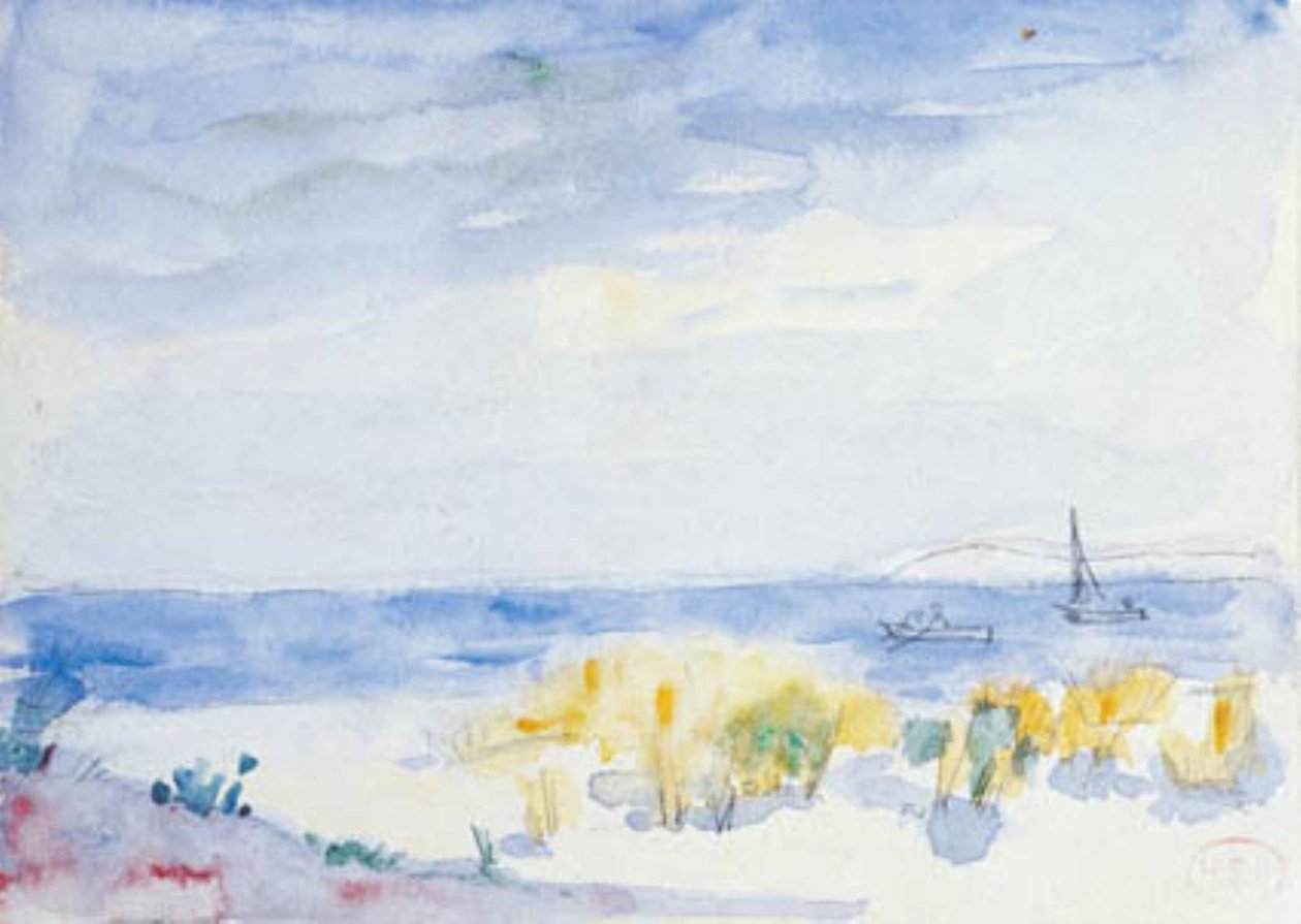 Krajobraz przybrzeżny autorstwa Henri Edmond Cross