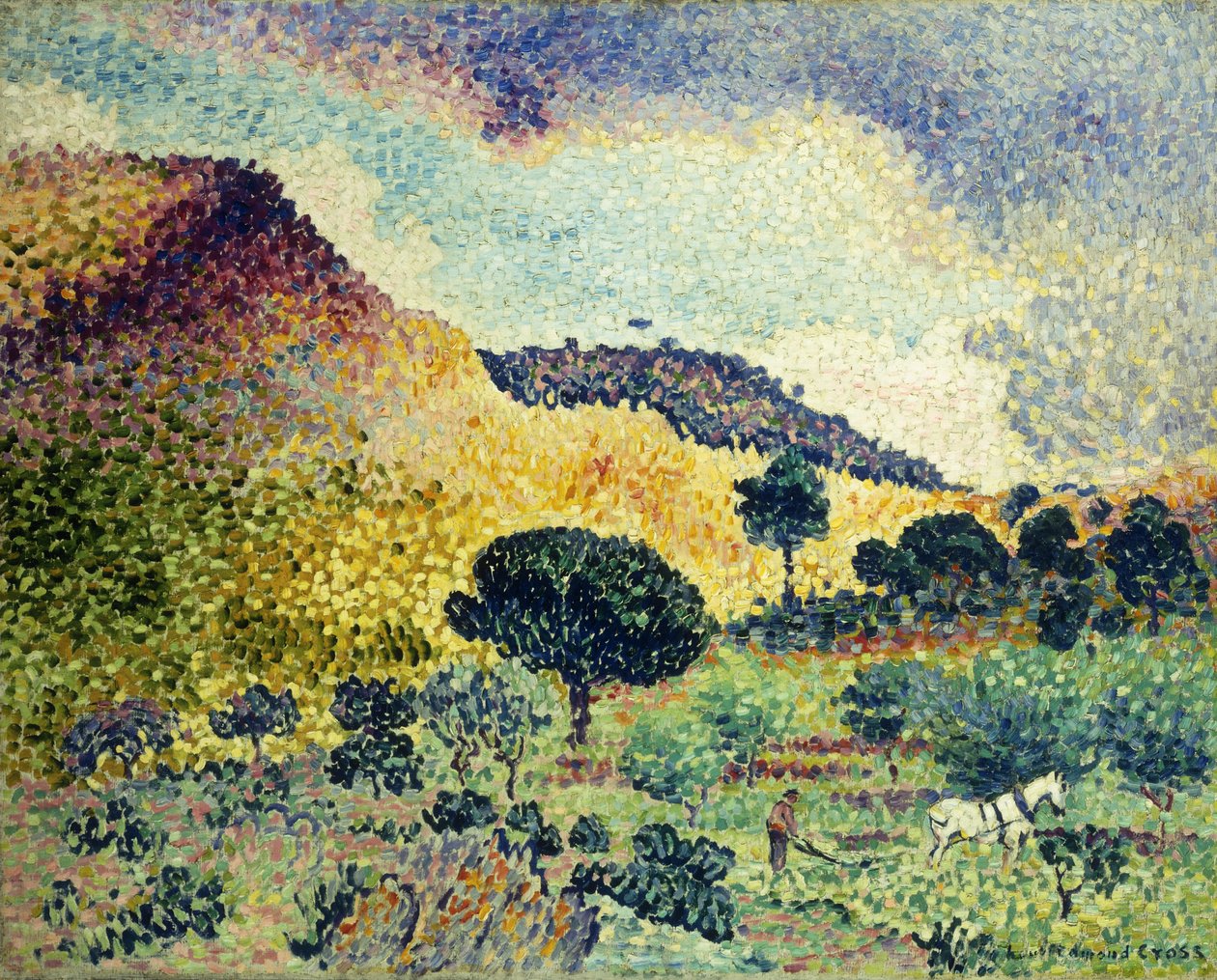 Łańcuch Maurów, czerwiec 1906-kwiecień 1907 autorstwa Henri Edmond Cross