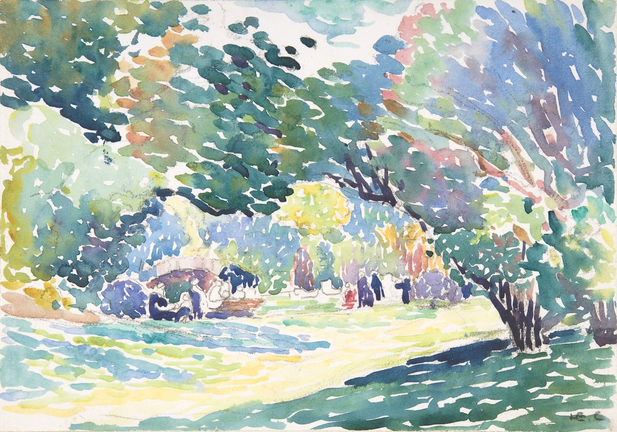 Krajobraz, ca. 1904. autorstwa Henri Edmond Cross
