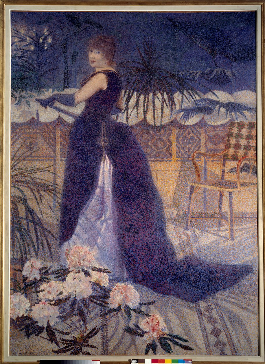 Pani Hector Francja (1849-1933). Obraz Henri Delacroix Dit Cross (Henri Edmond Cross) (1856 - 1910) autorstwa Henri Edmond Cross
