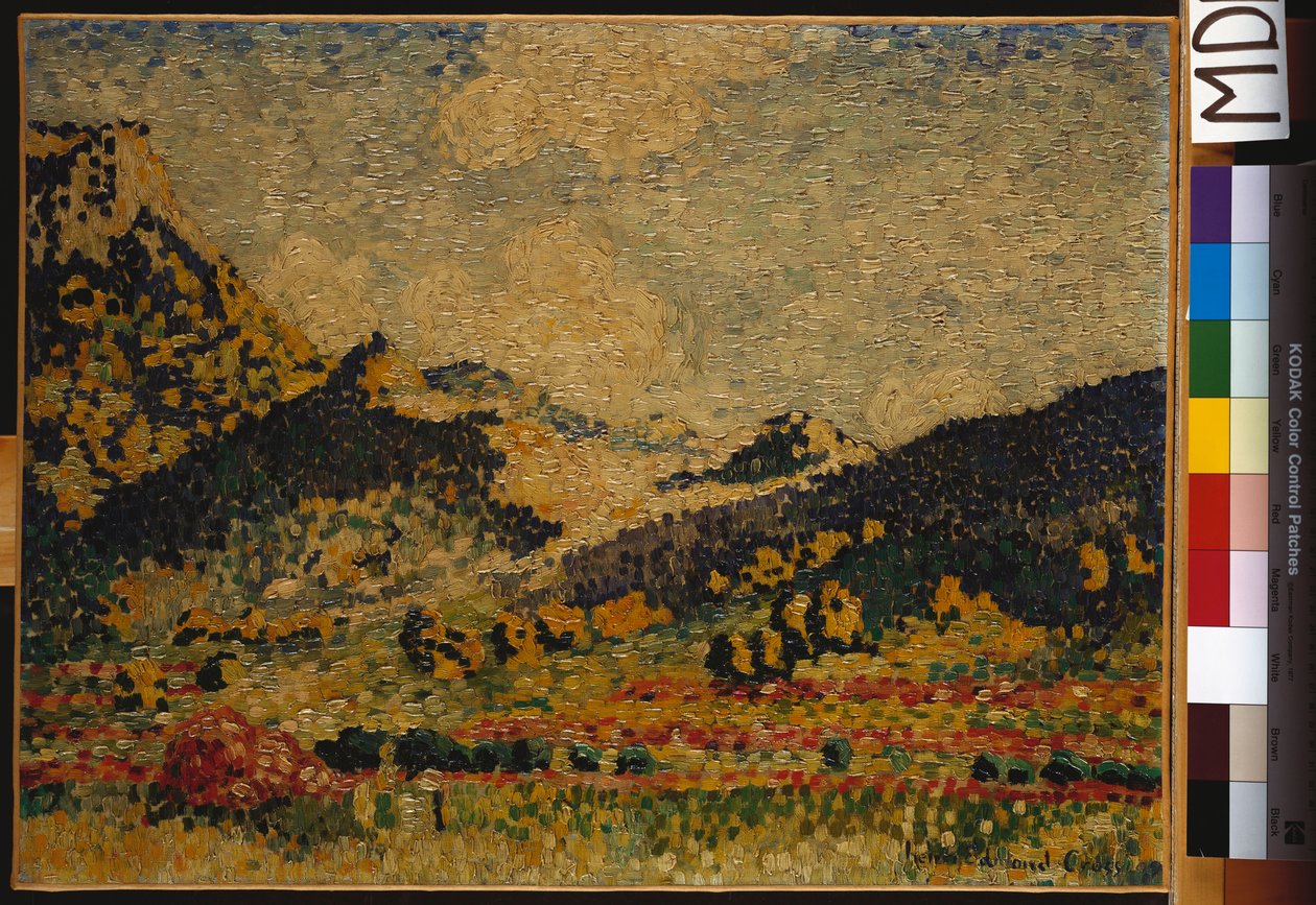 Studium do „Małych Gór Maurezyjskich”, 1909 autorstwa Henri Edmond Cross