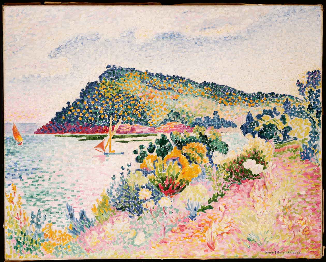Czarny Przylądek, Zatoka Pramousquier, 1906 autorstwa Henri Edmond Cross