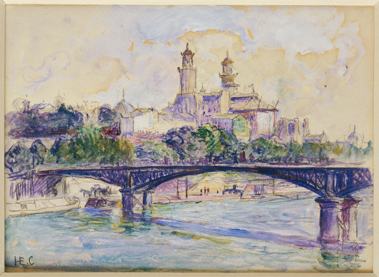 Sekwana przed Trocadero autorstwa Henri Edmond Cross