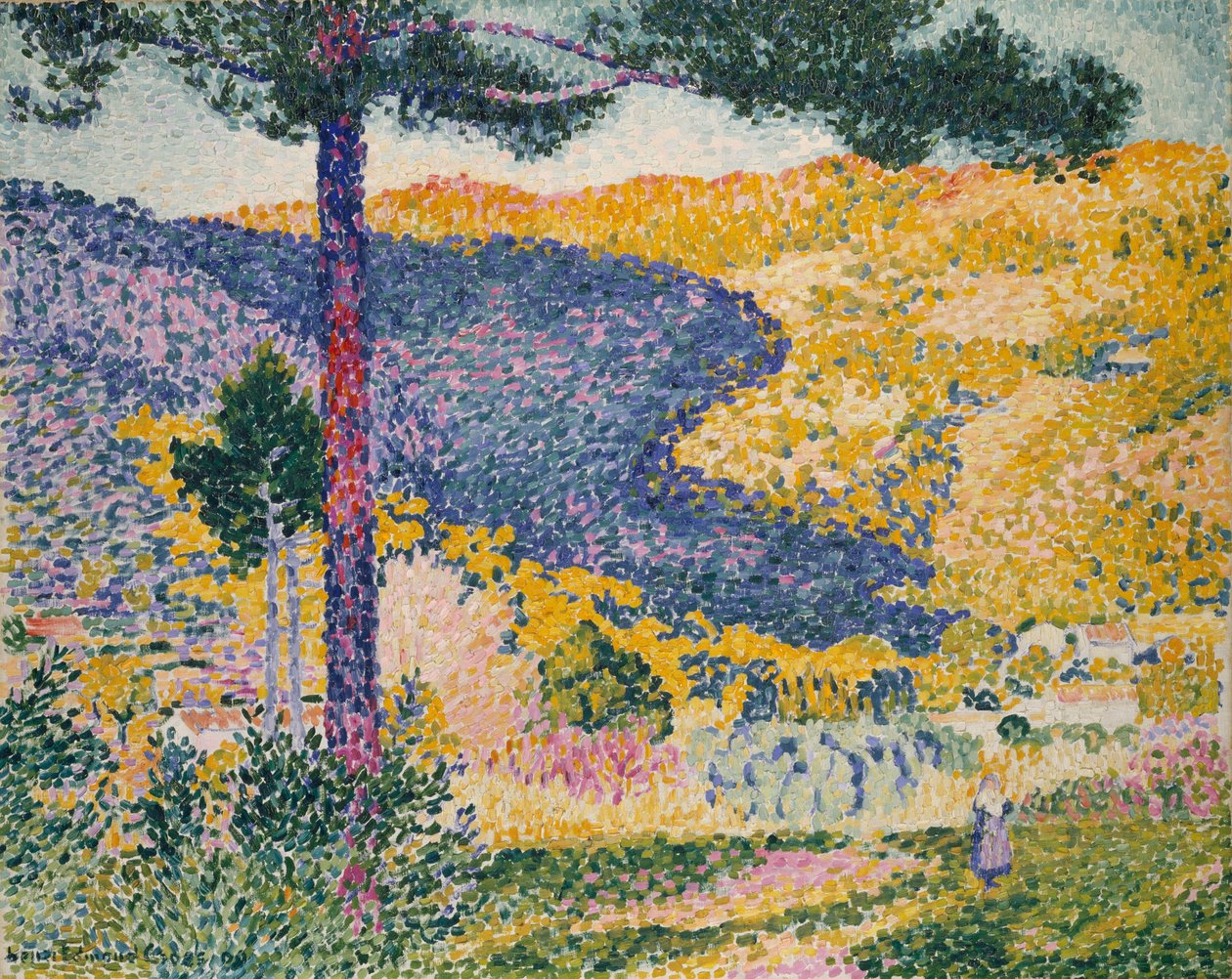 Dolina z Jodłowym Cieniem na Górze, 1909. autorstwa Henri Edmond Cross