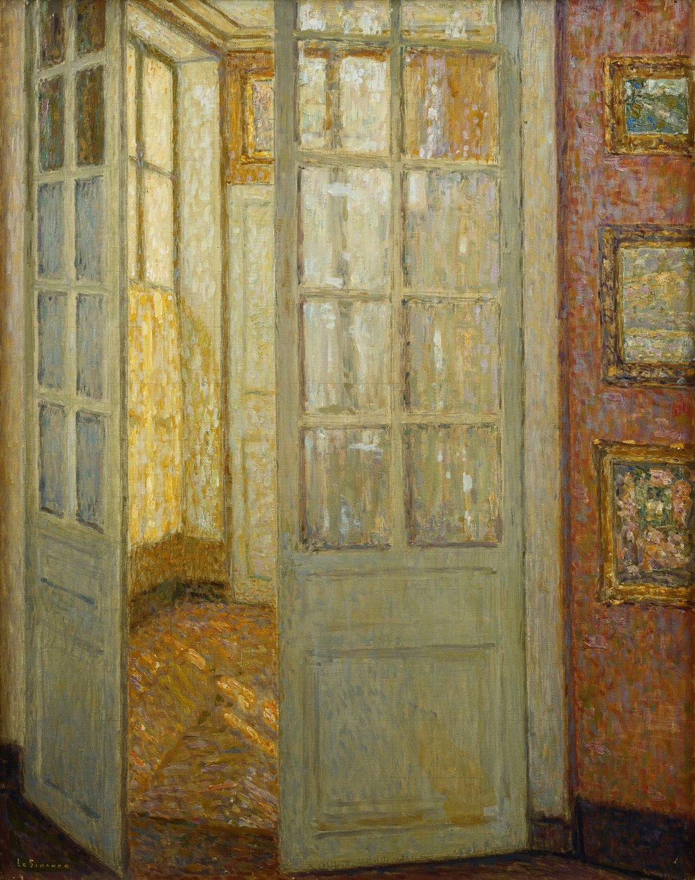 Intymny róż i złoto, Wersal autorstwa Henri Eugene Augustin Le Sidaner