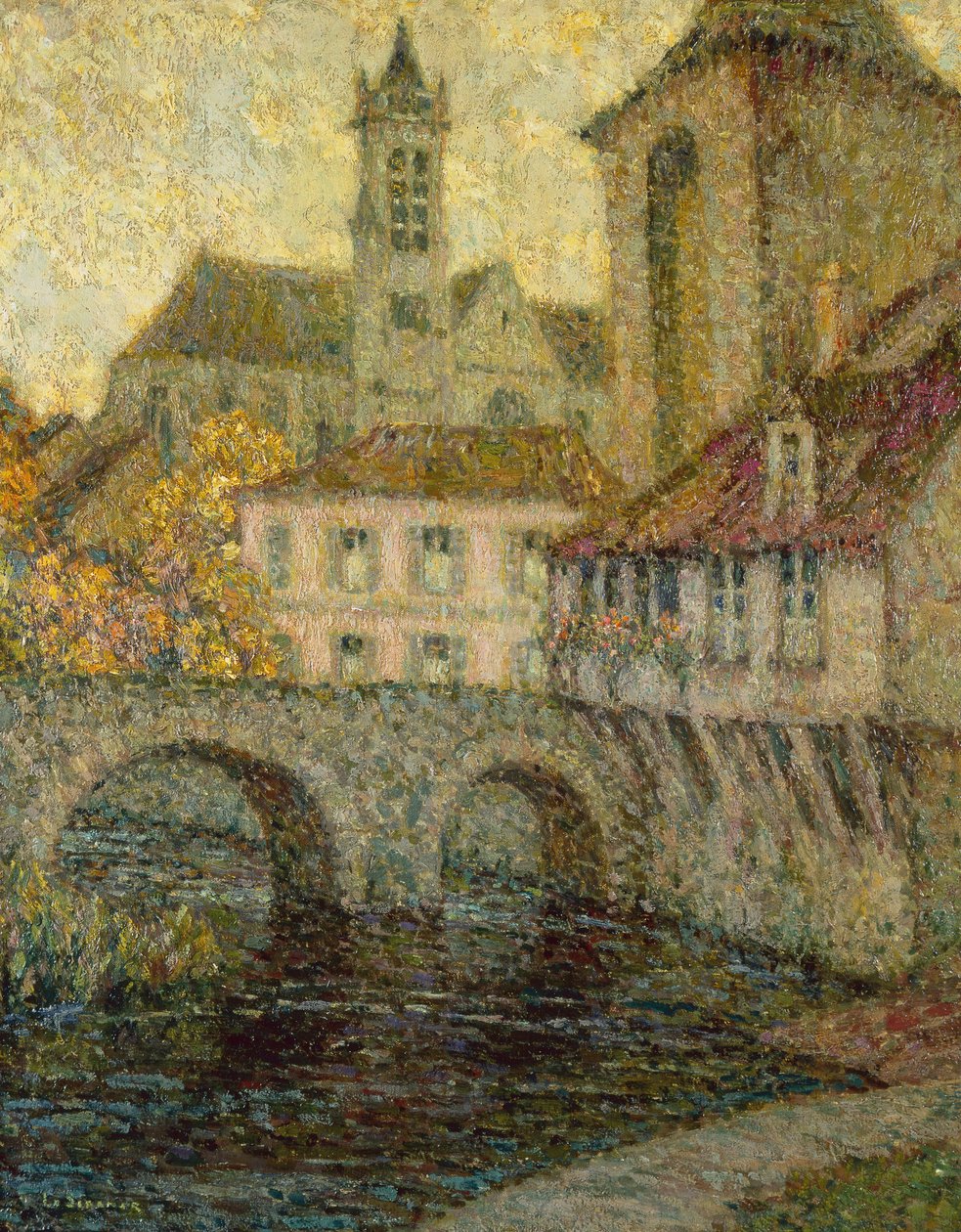 Porte de Bourgogne, Moret autorstwa Henri Eugene Augustin Le Sidaner