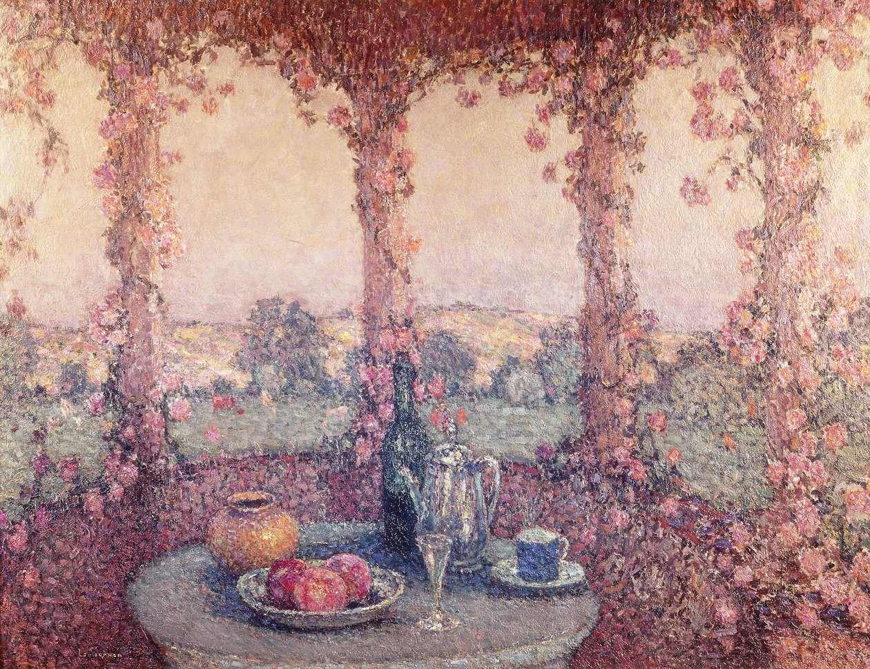 Stół pod Altanką autorstwa Henri Eugene Augustin Le Sidaner