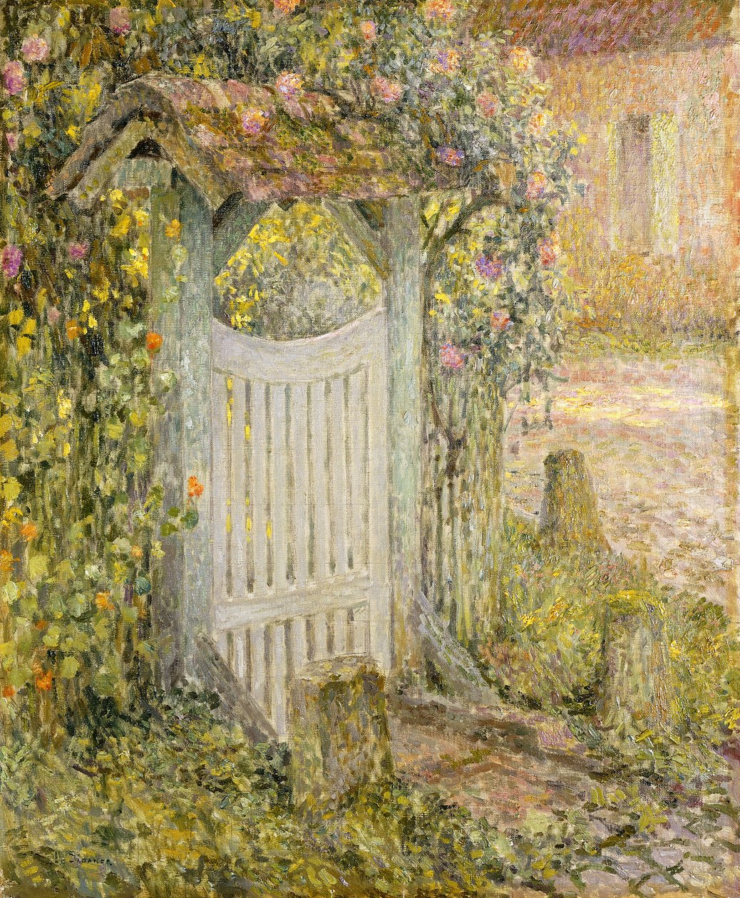 Pothuis, Gerberoy autorstwa Henri Eugene Augustin Le Sidaner