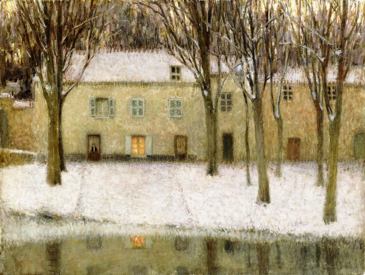 Małe miejsce nad wodą autorstwa Henri Eugene Augustin Le Sidaner