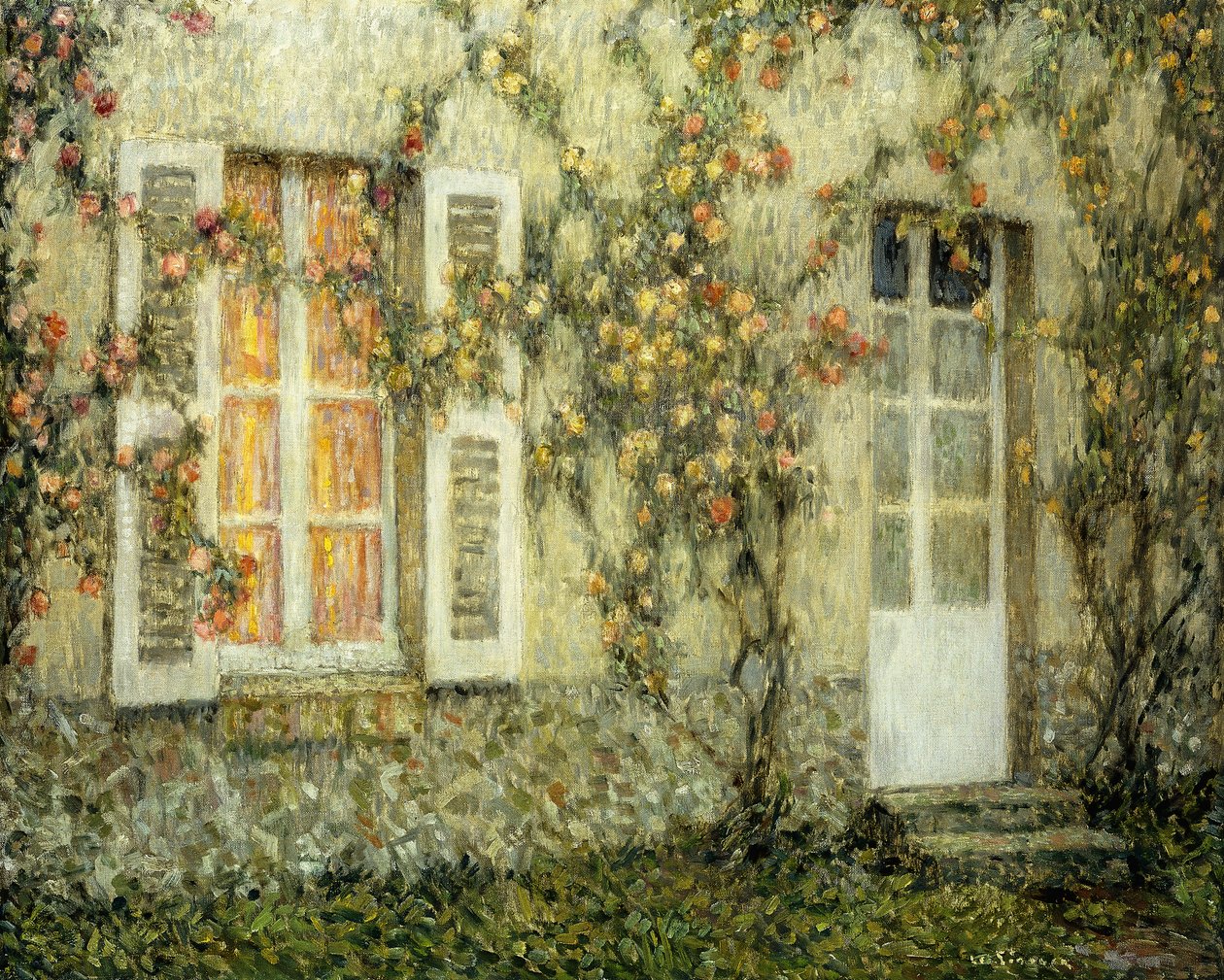 Dom Róż; Dom Róż autorstwa Henri Eugene Augustin Le Sidaner