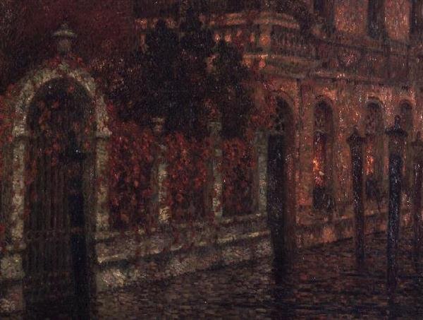 Kanał Wenecki (olej na płótnie) autorstwa Henri Eugene Augustin Le Sidaner