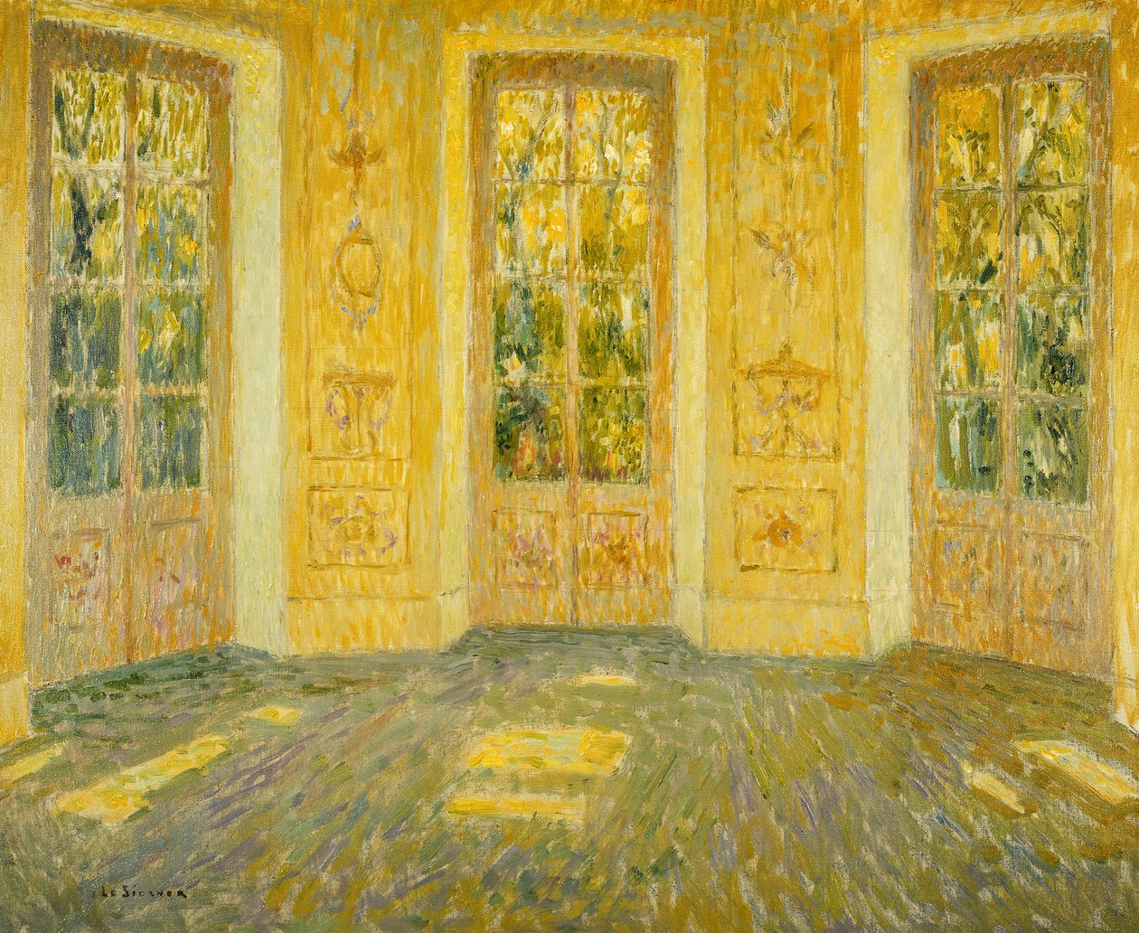 Okna w Parku; Okna w parku autorstwa Henri Eugene Augustin Le Sidaner