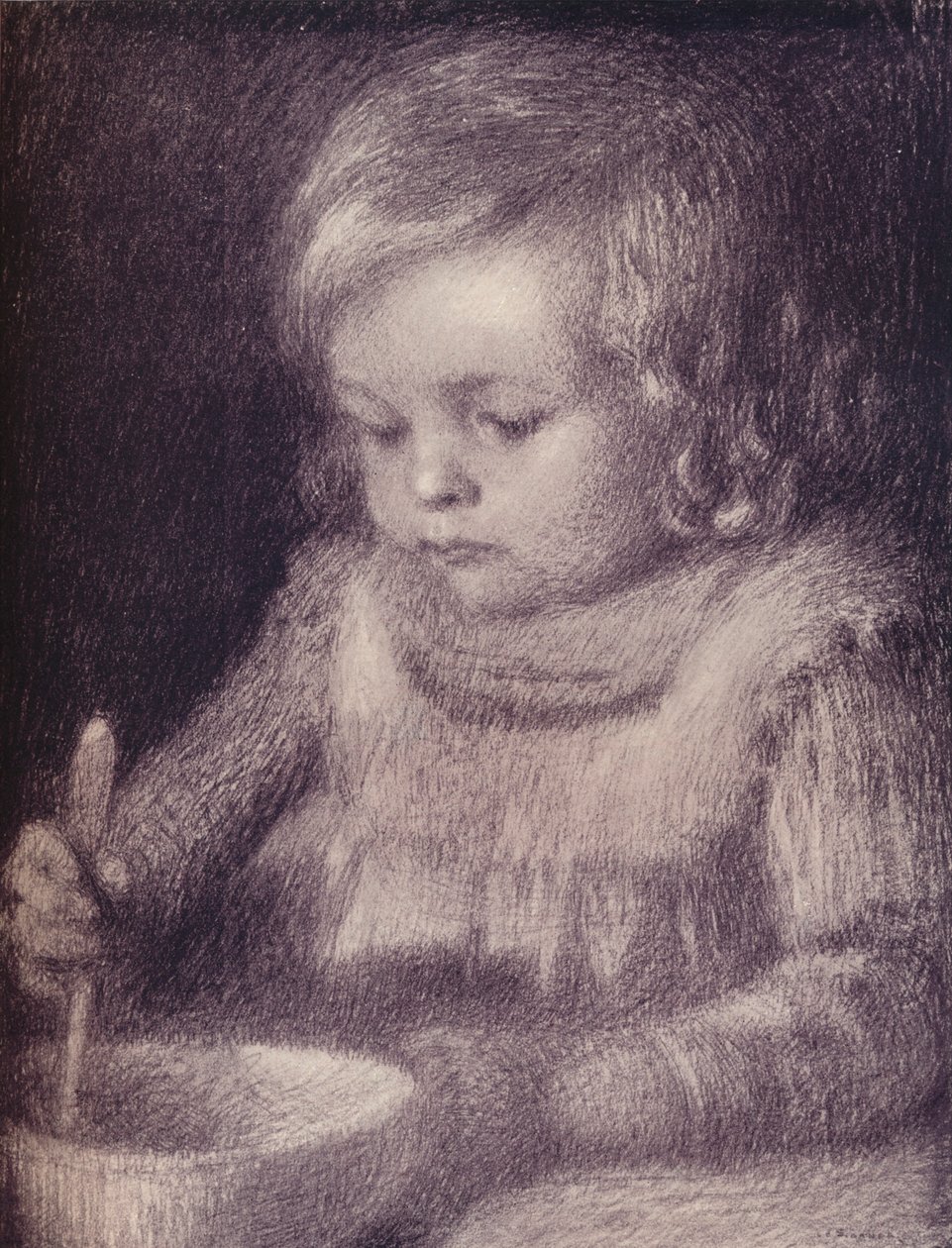 „Dziecko”, 1901-1902 autorstwa Henri Eugene Le Sidaner