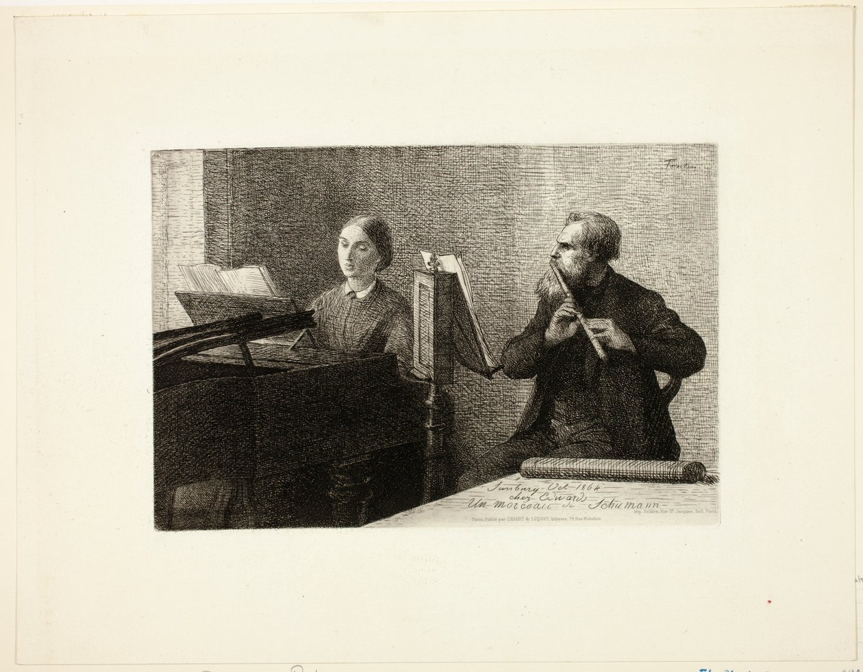 Utwór Schumanna autorstwa Henri Fantin-Latour