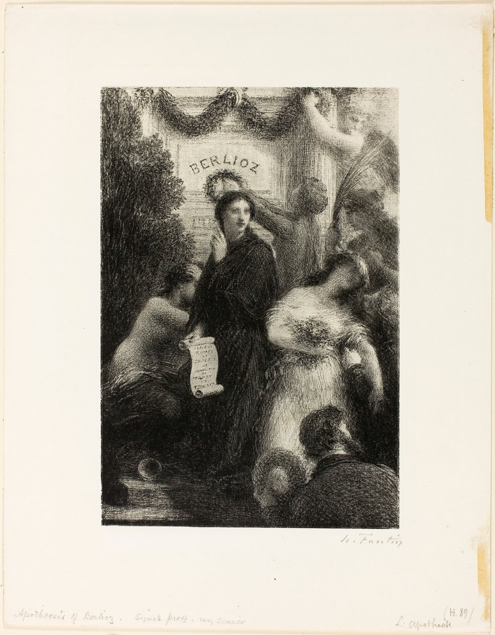 Apoteoza autorstwa Henri Fantin-Latour