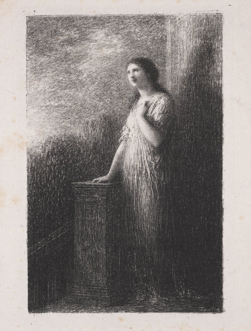Zwierzenie się w nocy autorstwa Henri Fantin-Latour