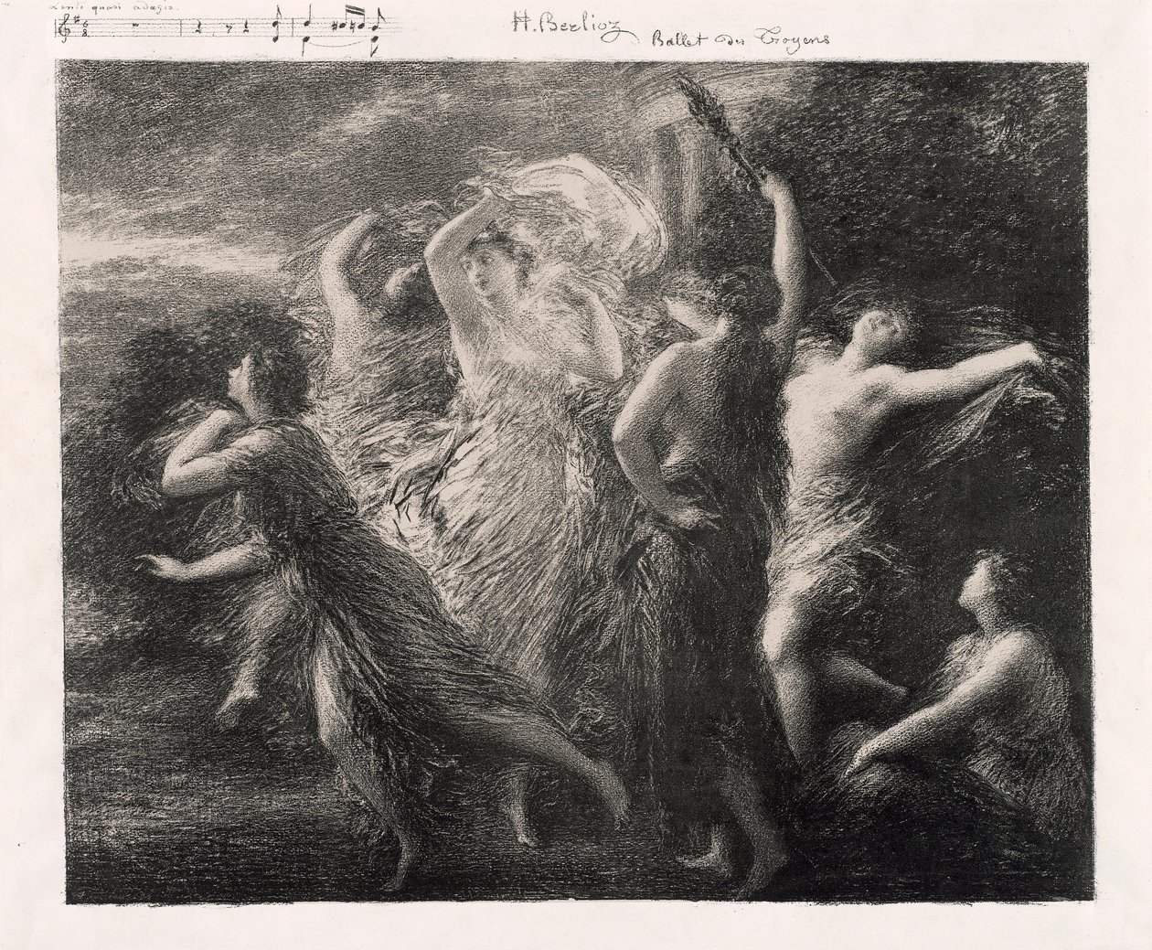 Taniec trojanów autorstwa Henri Fantin-Latour