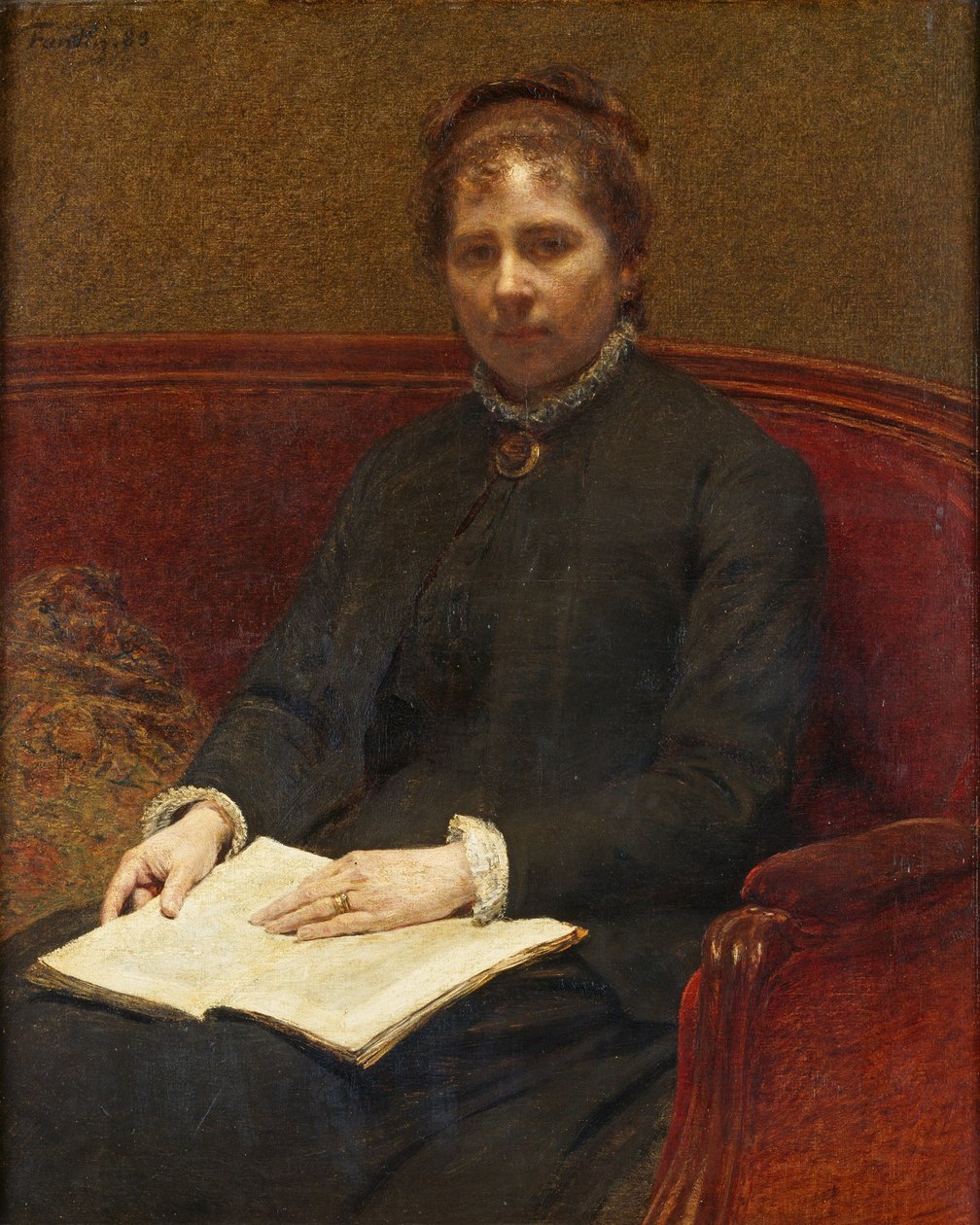 Żona artysty autorstwa Henri Fantin-Latour