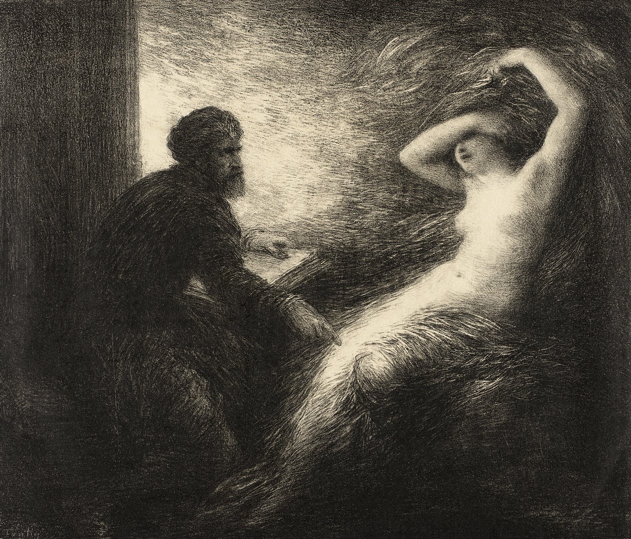Wyobrażenie Kundry autorstwa Henri Fantin-Latour