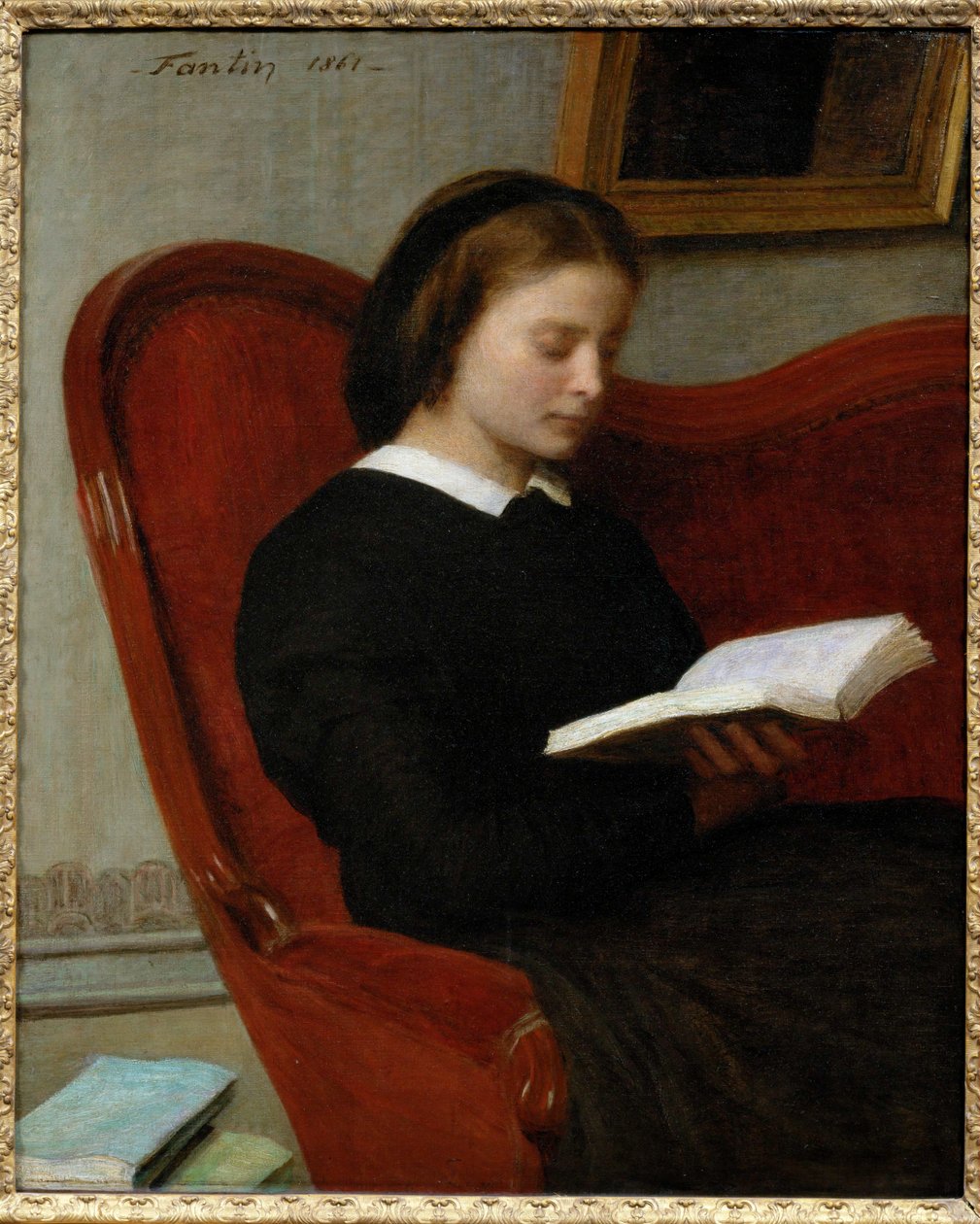La liseuse - Czytelnik autorstwa Henri Fantin-Latour