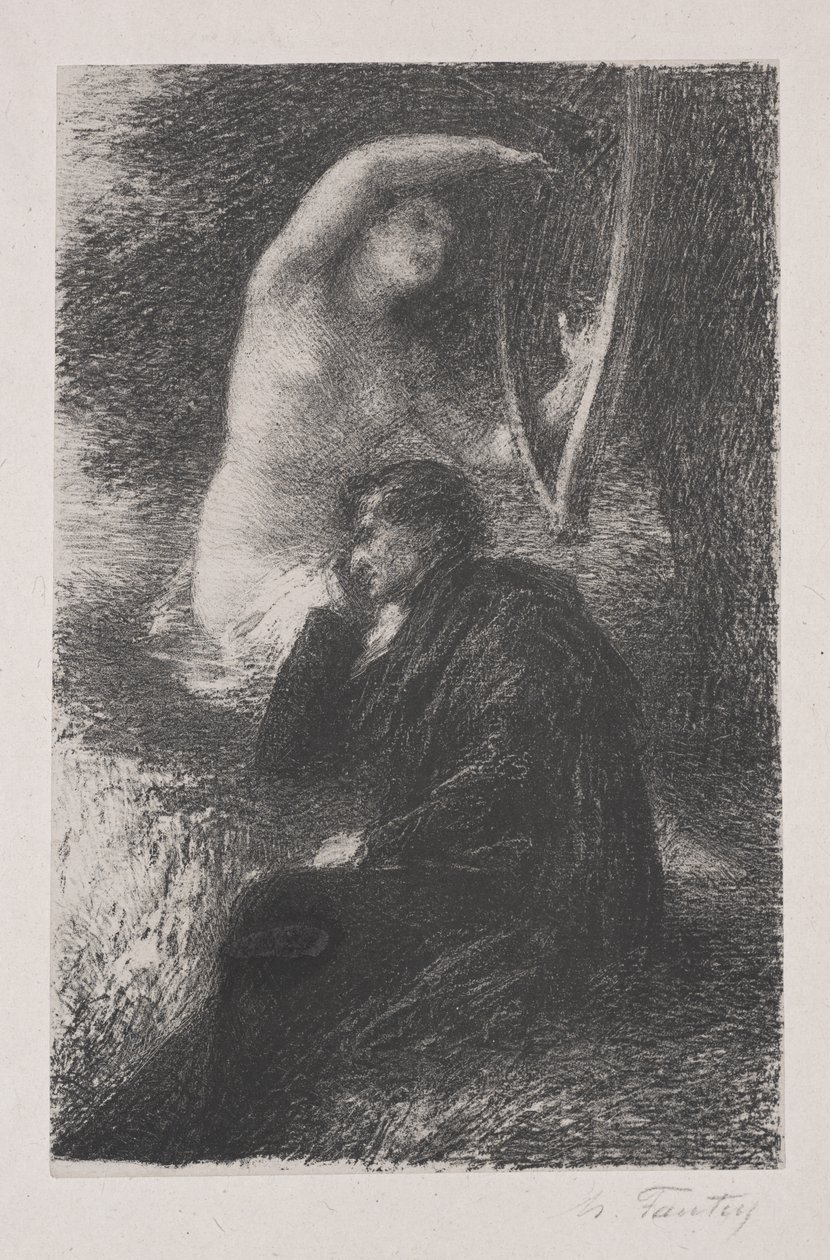 Lélio: harfa eolska autorstwa Henri Fantin-Latour