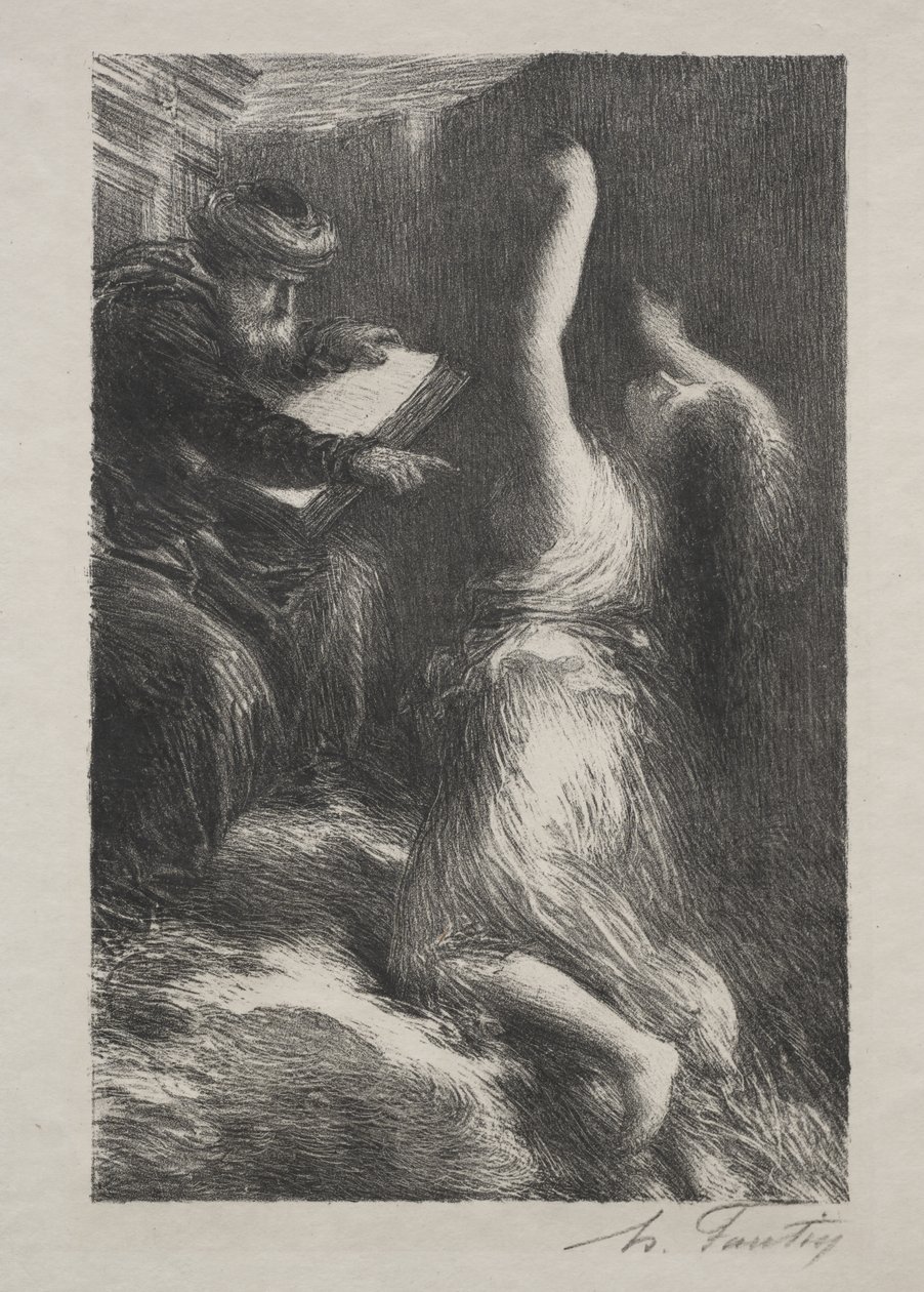 Parsifal, Akt II: Ewokacja Kundry autorstwa Henri Fantin-Latour