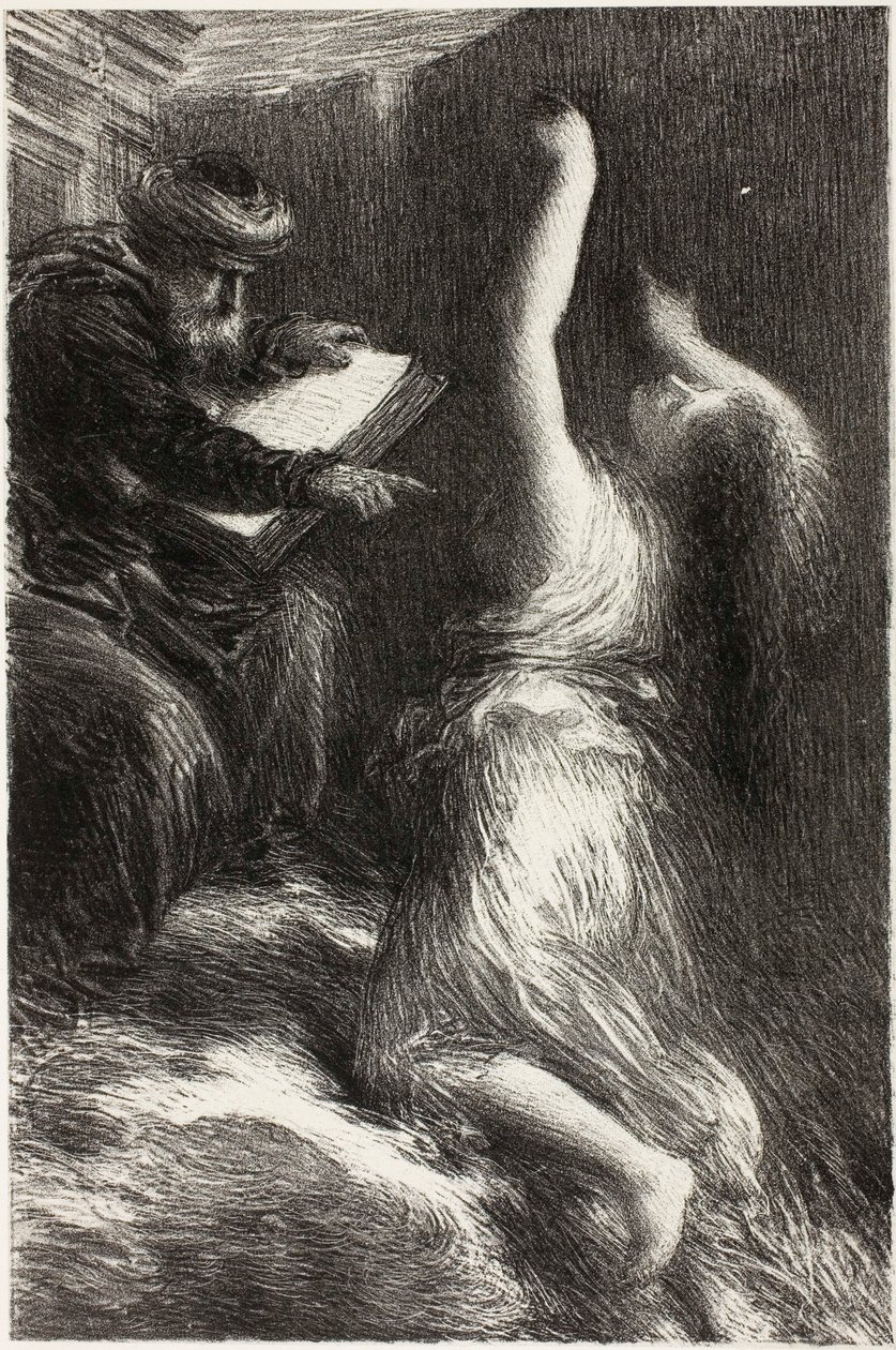Parsifal, Akt II: Ewokacja Kundry autorstwa Henri Fantin-Latour