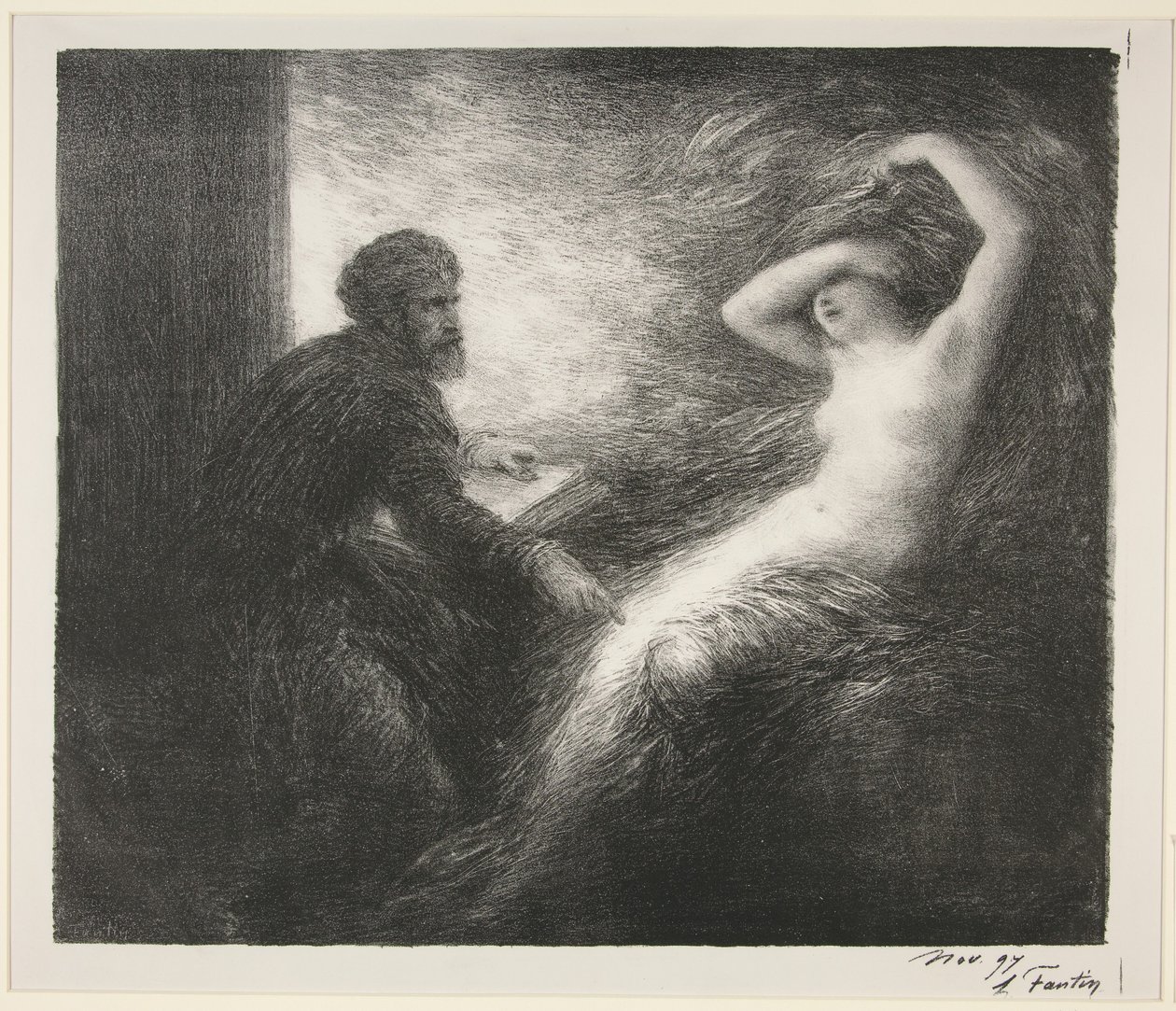 Parsifal: Akt II. Wyobrażenie Kundry autorstwa Henri Fantin-Latour