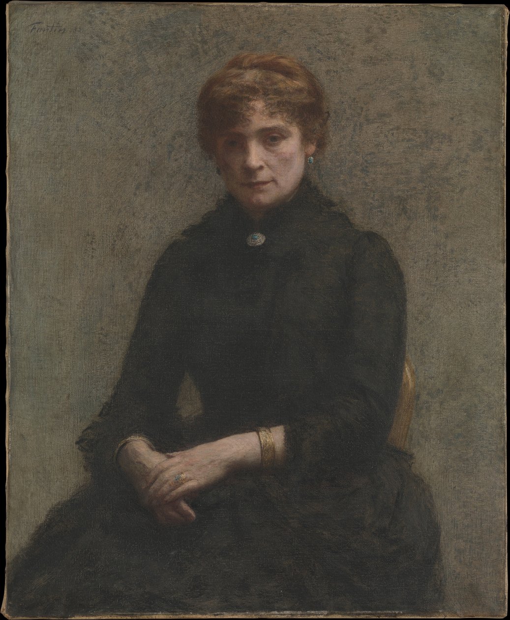 Portret kobiety autorstwa Henri Fantin-Latour