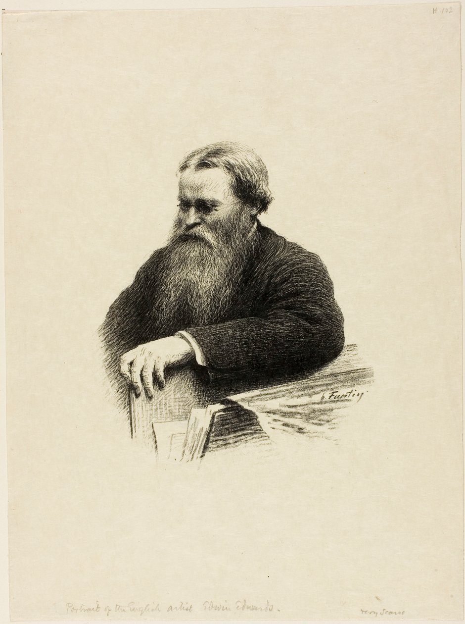 Portret artysty Edwina Edwardsa autorstwa Henri Fantin-Latour