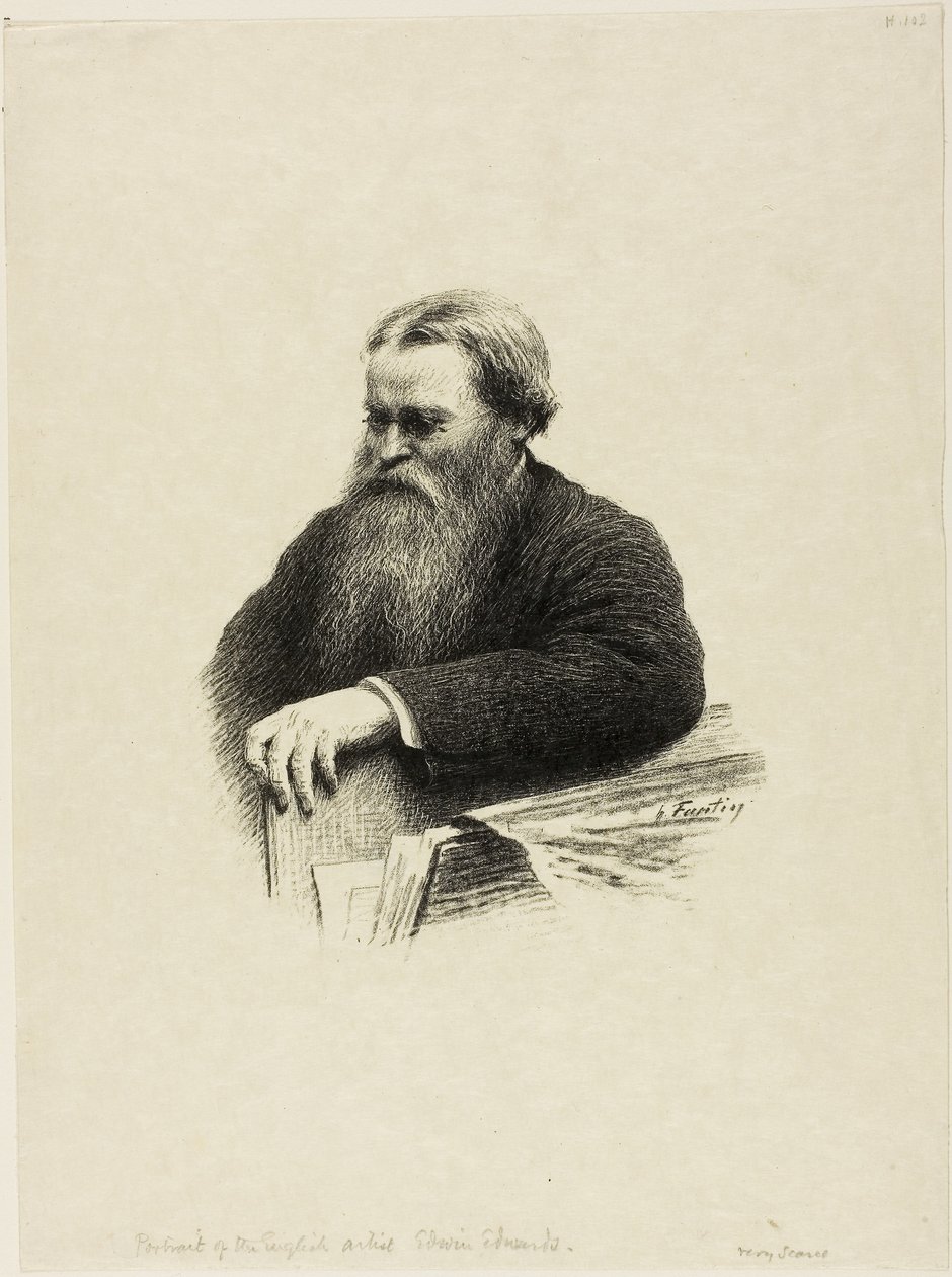Portret artysty Edwina Edwardsa autorstwa Henri Fantin Latour