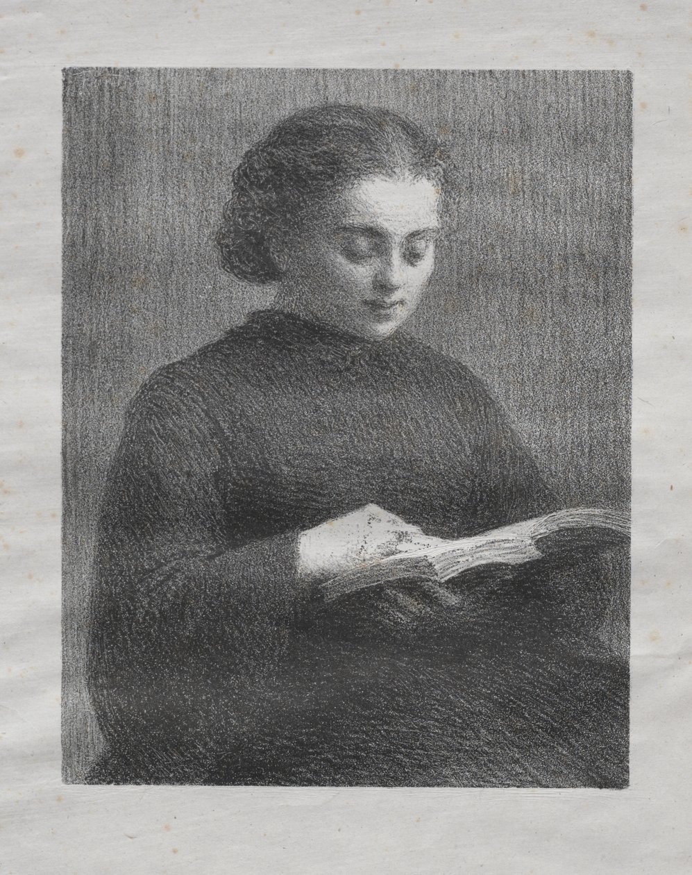 Czytanie: Portret siostry artysty autorstwa Henri Fantin-Latour
