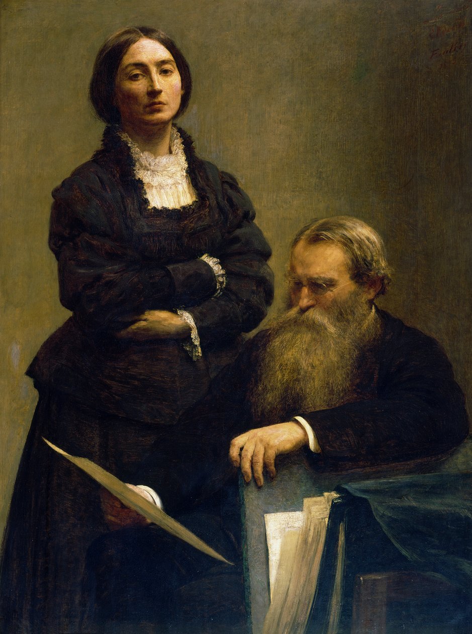 Portret M. i pani Edwards autorstwa Ignace Henri Jean Fantin Latour
